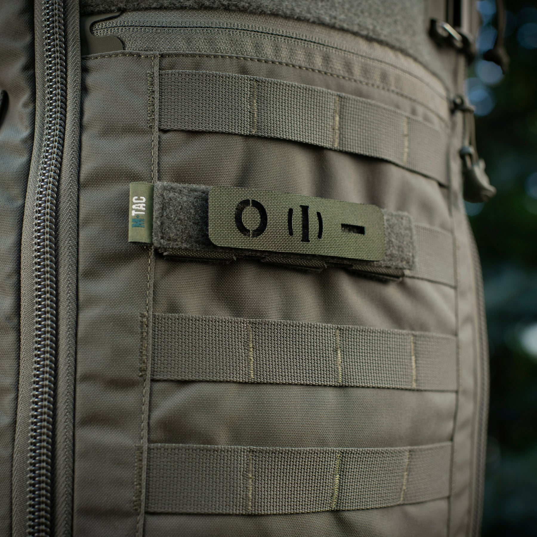 M-Tac панель для нашивок на MOLLE 120x26 Ranger Green