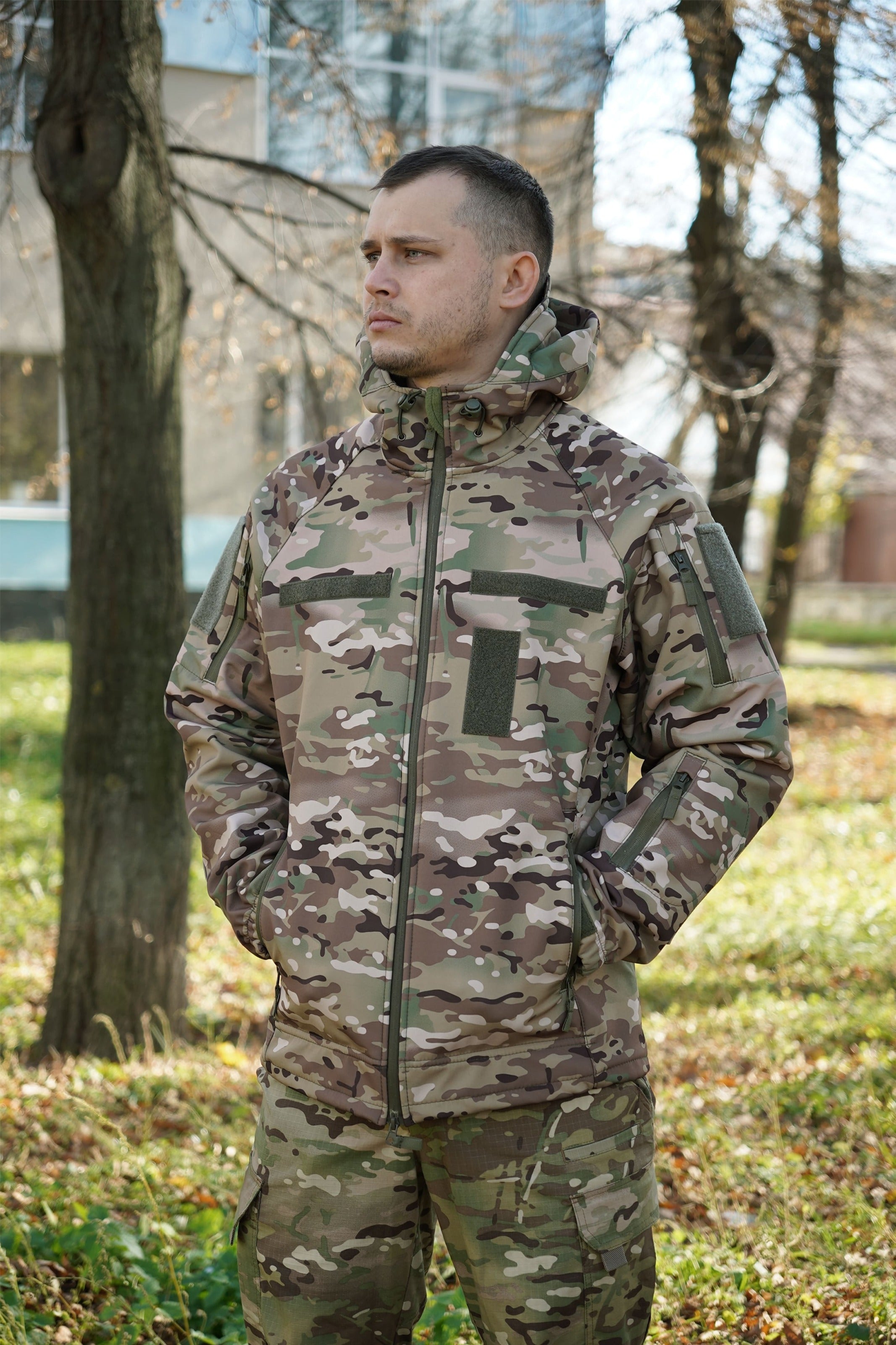 Куртка Windproof Softshell вітрозахисна, водостійка, фліс 320 г/м²