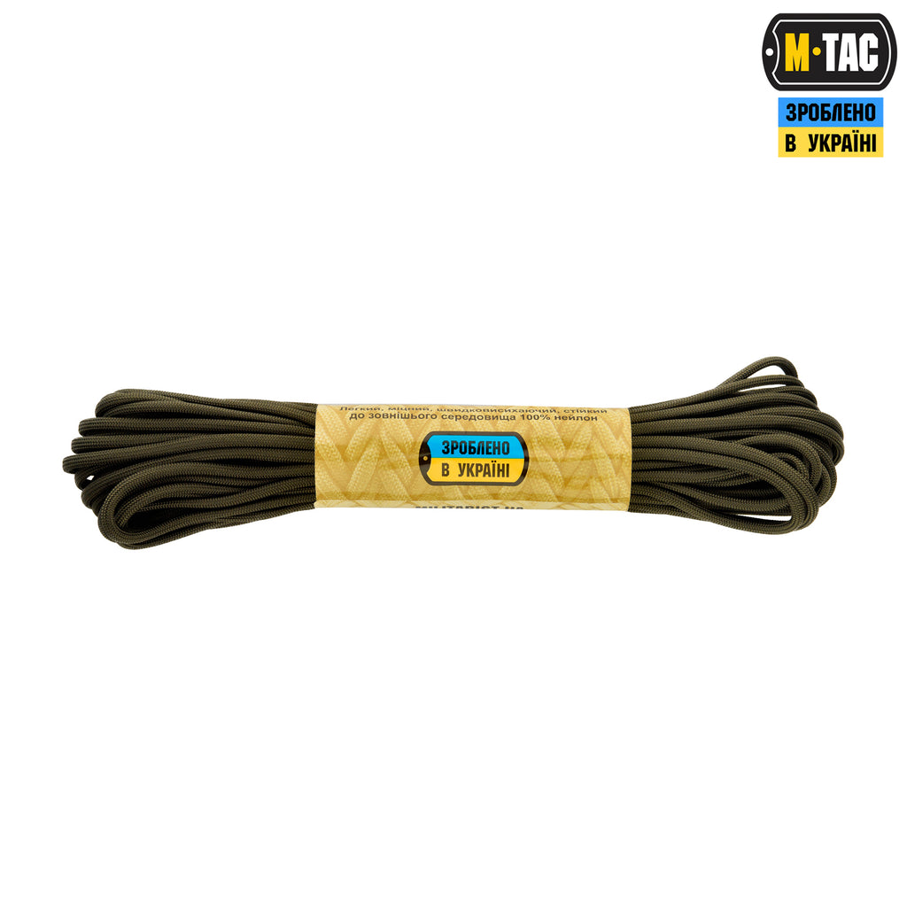 M-Tac паракорд 550 type III OD Green 15м