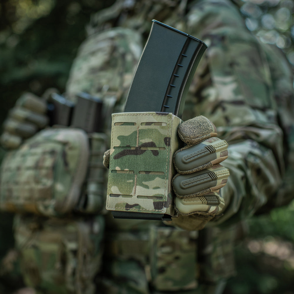 M-Tac підсумок для магазина на гумці (10 см) Laser Cut Multicam