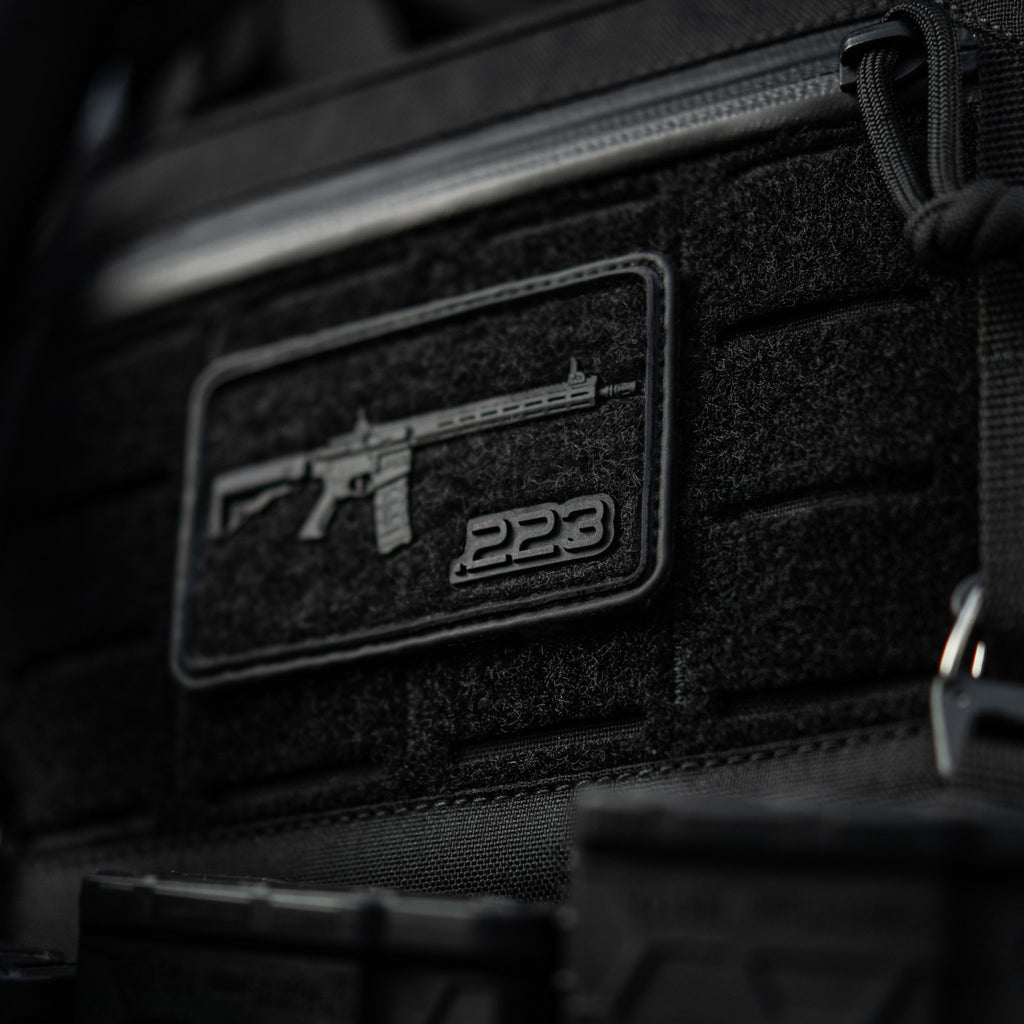 M-Tac нашивка AR-15 Velcro/PVC Black
