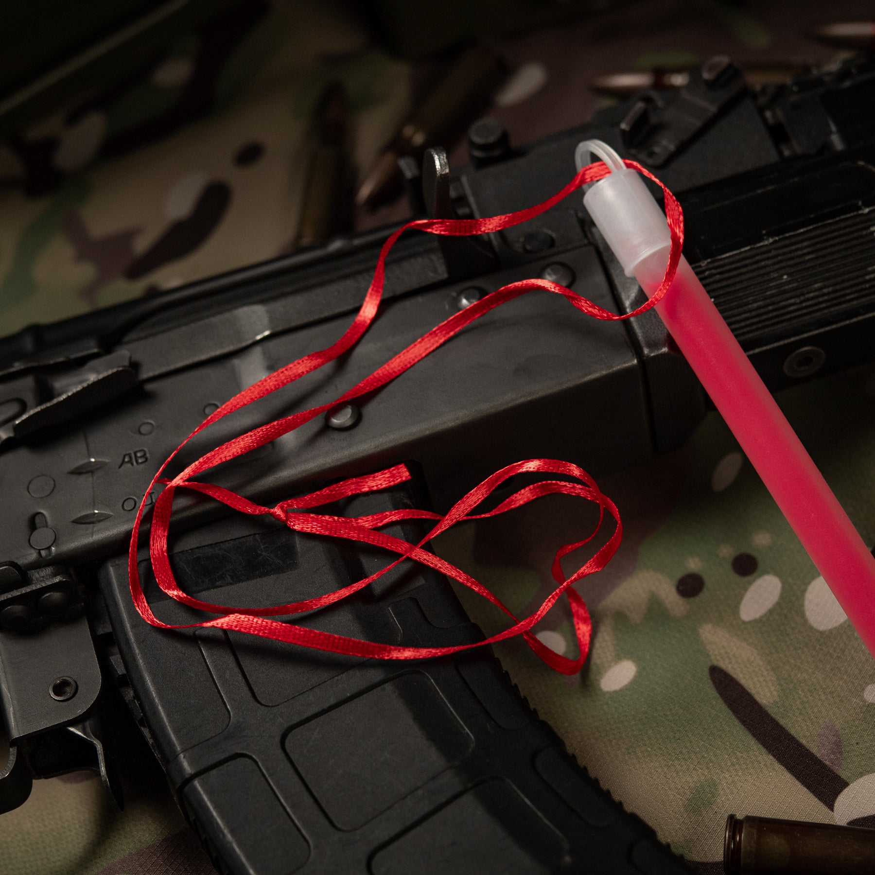 M-Tac химсвет 15 см червоний