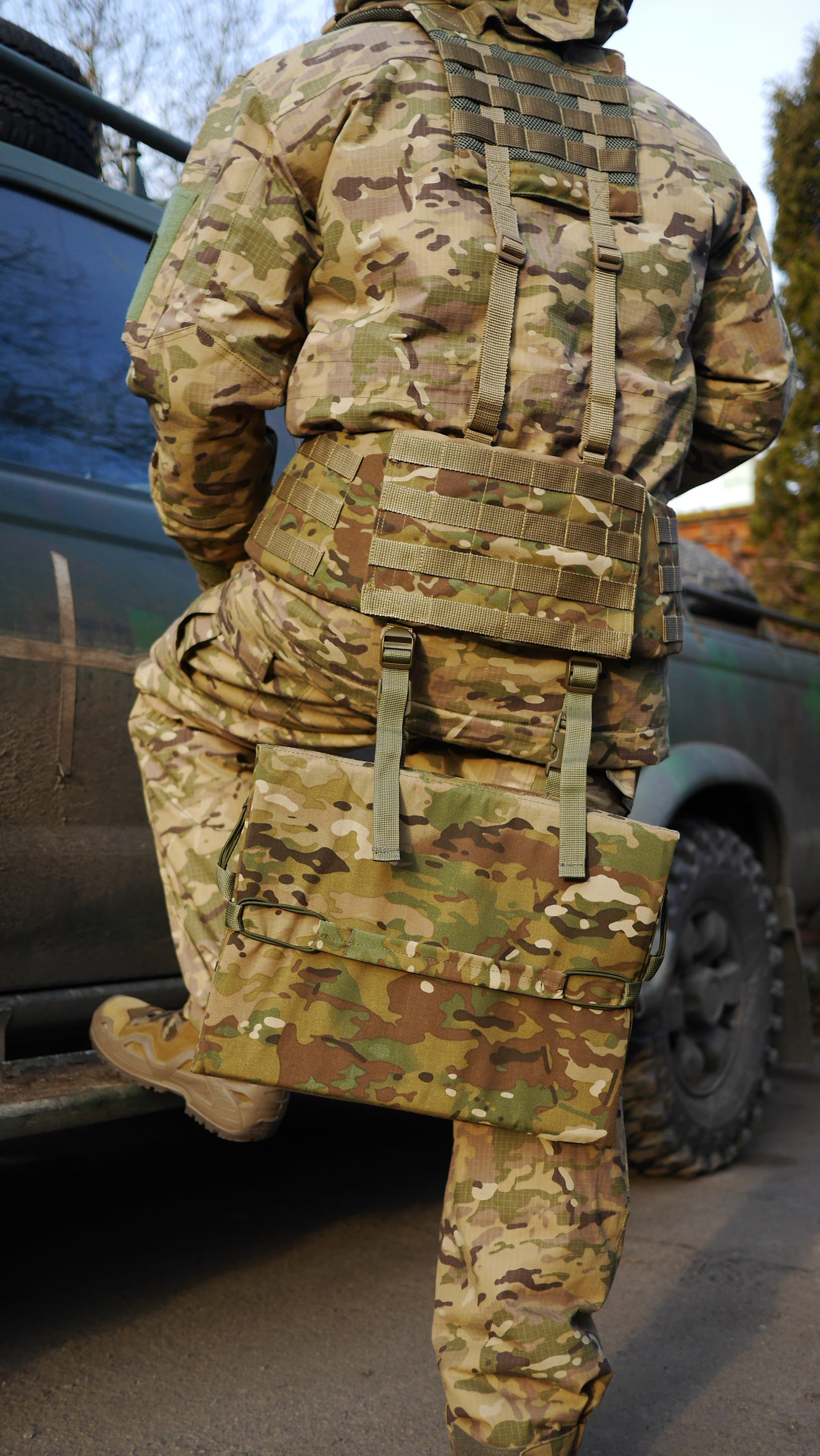 Трьохсекційни килимок (каремат) для сидіння мультика Cordura 1000D