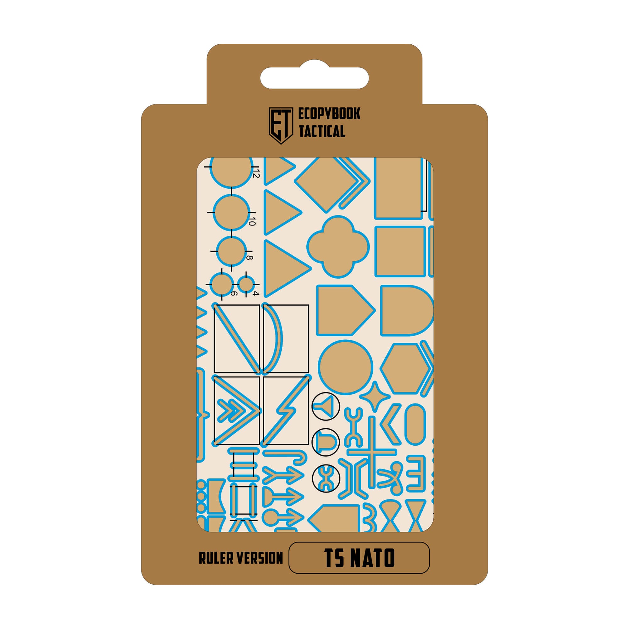Ecopybook Tactical лінійка TS NATO (blue)
