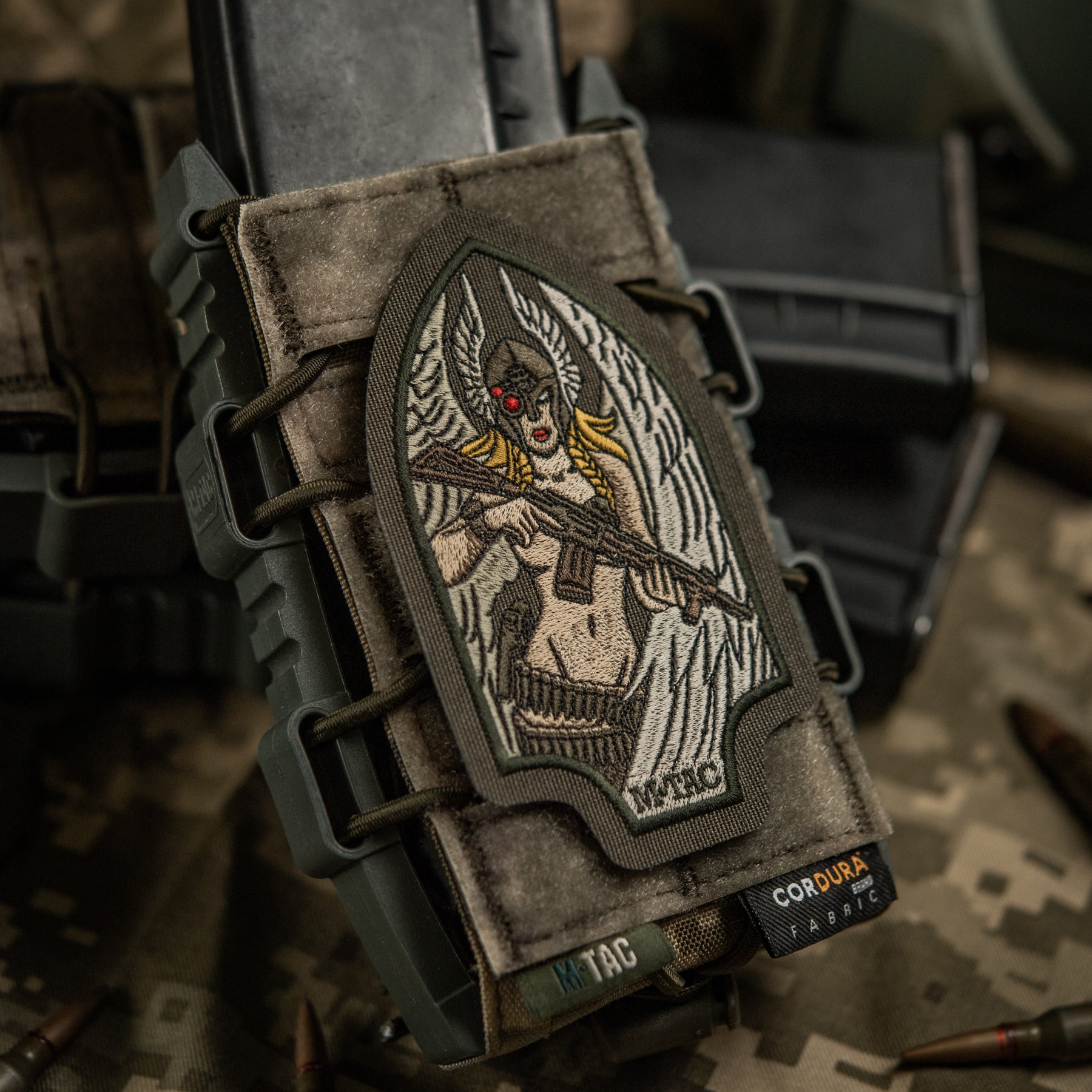 M-Tac нашивка Valkyrie (вишивка) Ranger Green