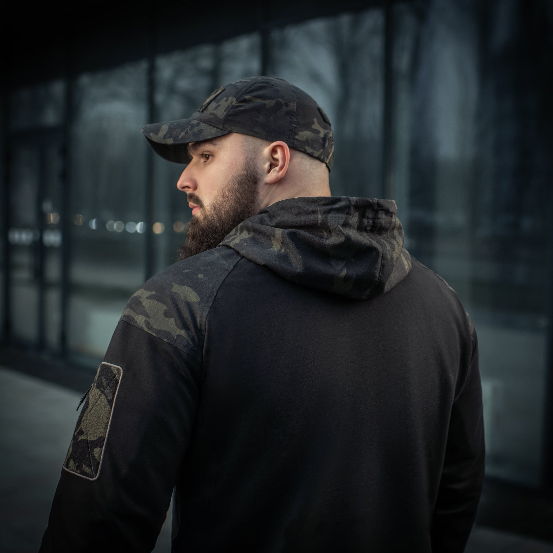 M-Tac кофта Hoodie Combat Black Multicam