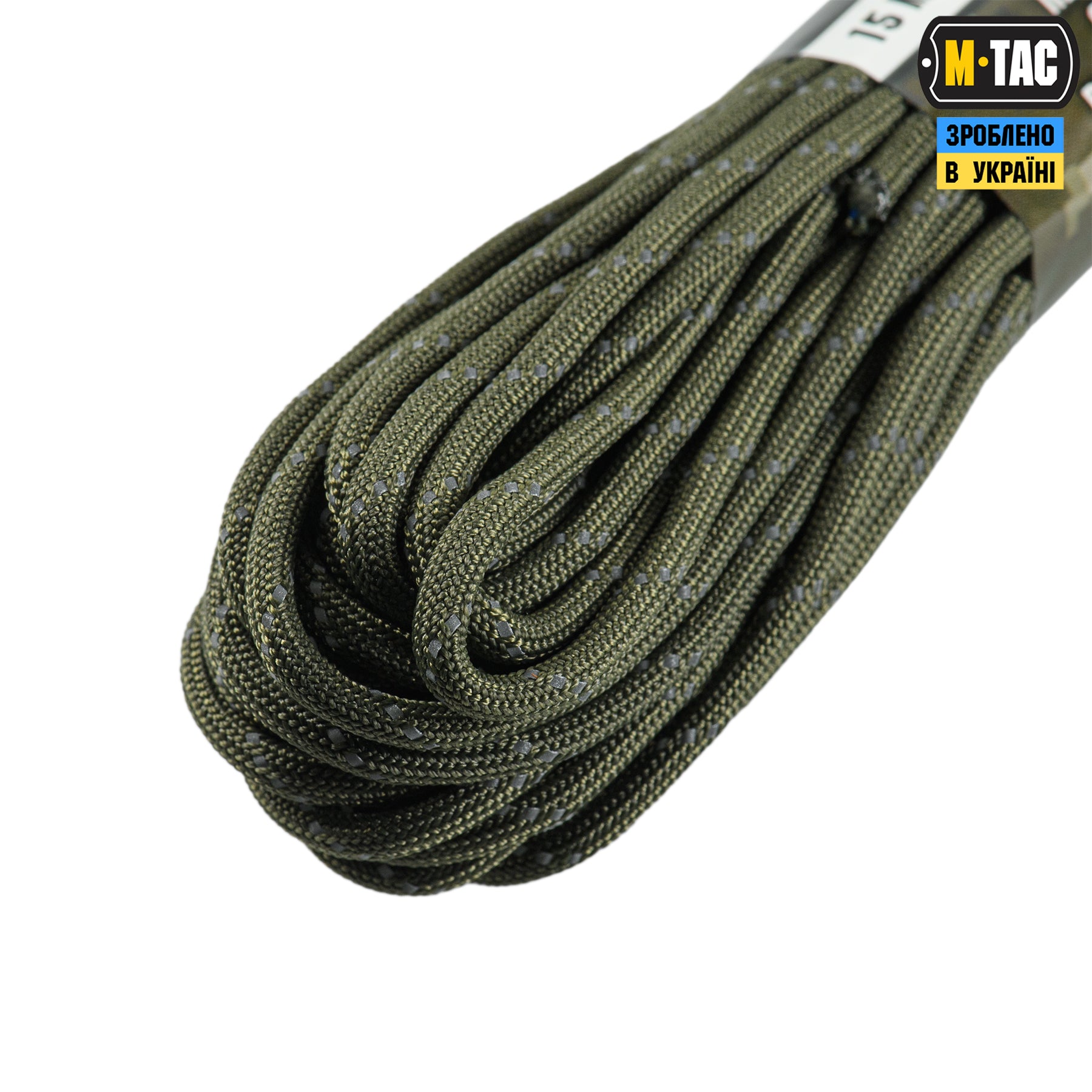 M-Tac паракорд 550 mil-spec Ranger Green Reflective 15м