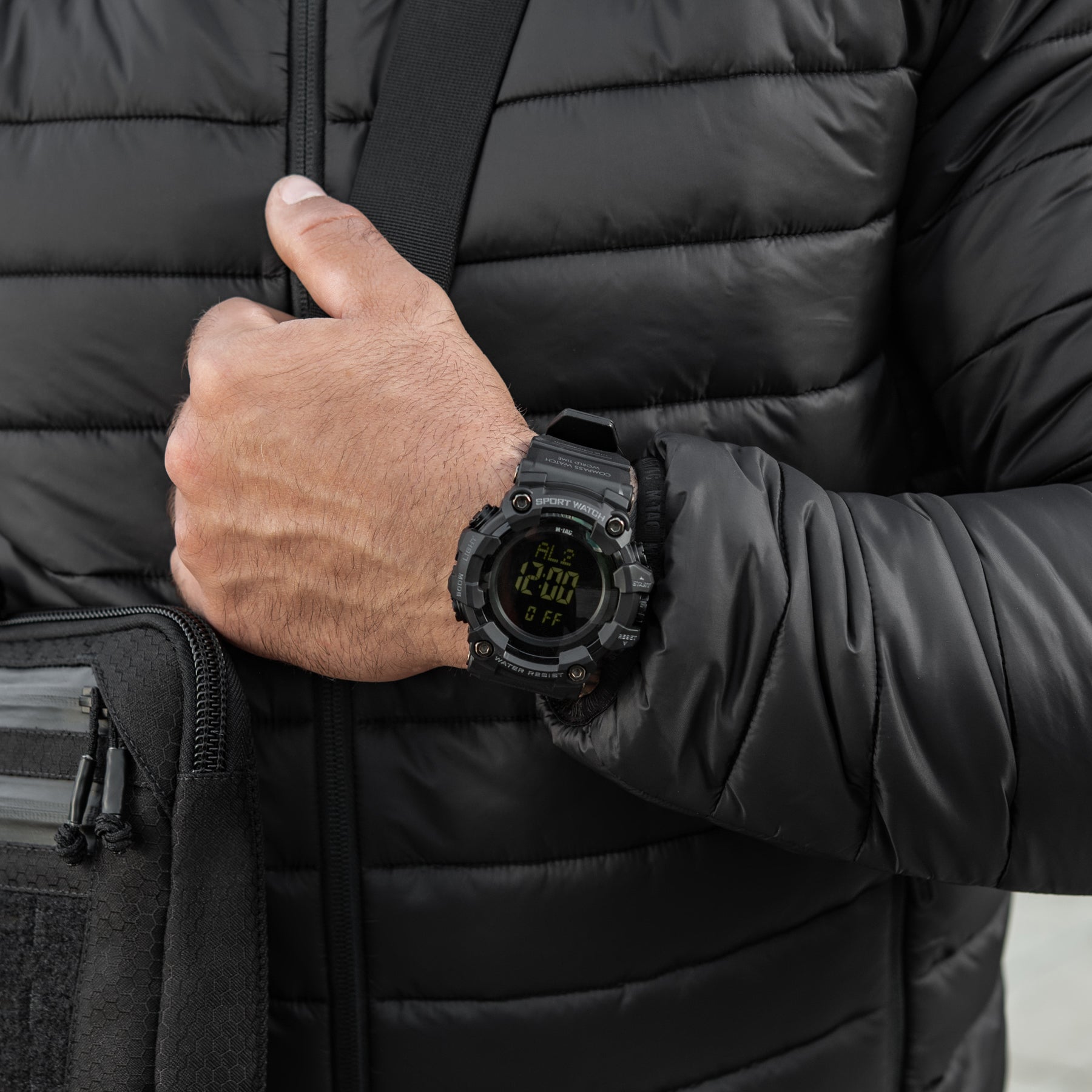 M-Tac годинник тактичний 2037 Black