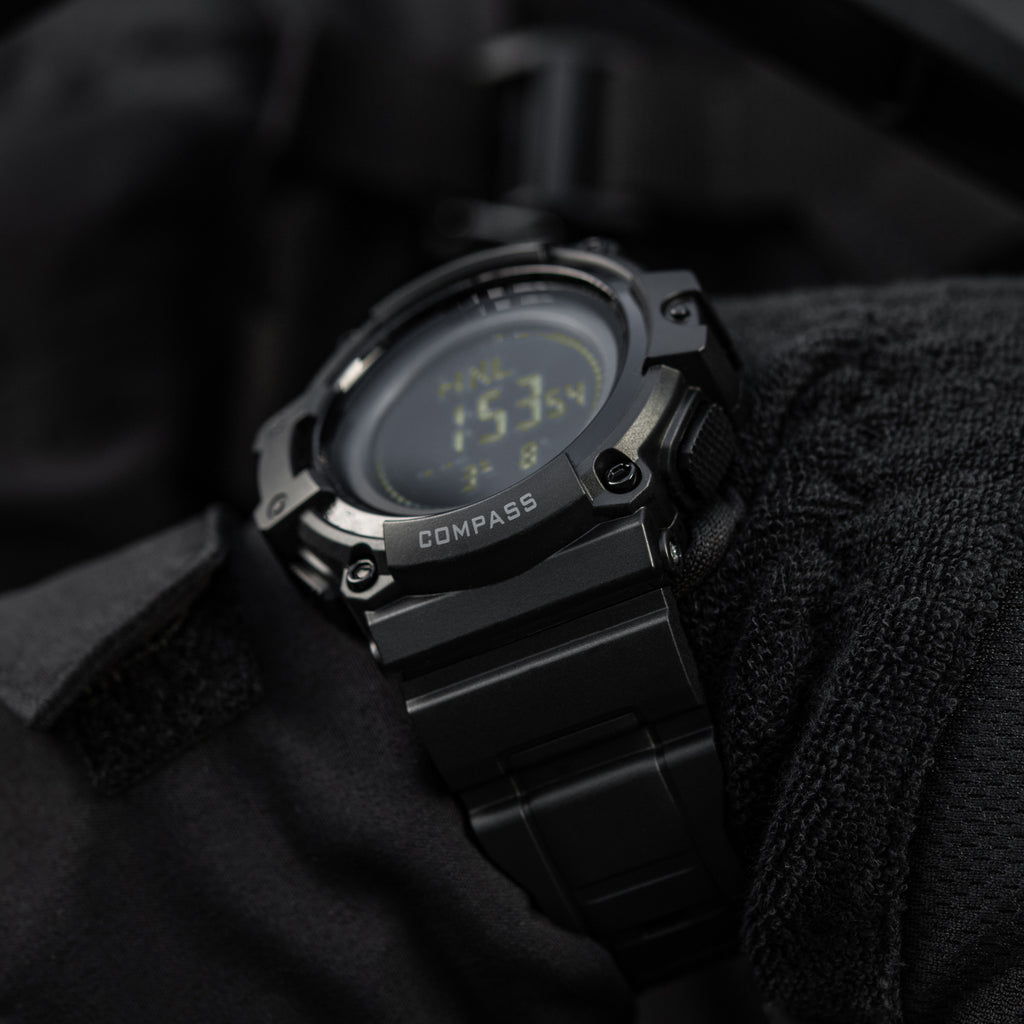 M-Tac годинник тактичний з компасом 2233 Black