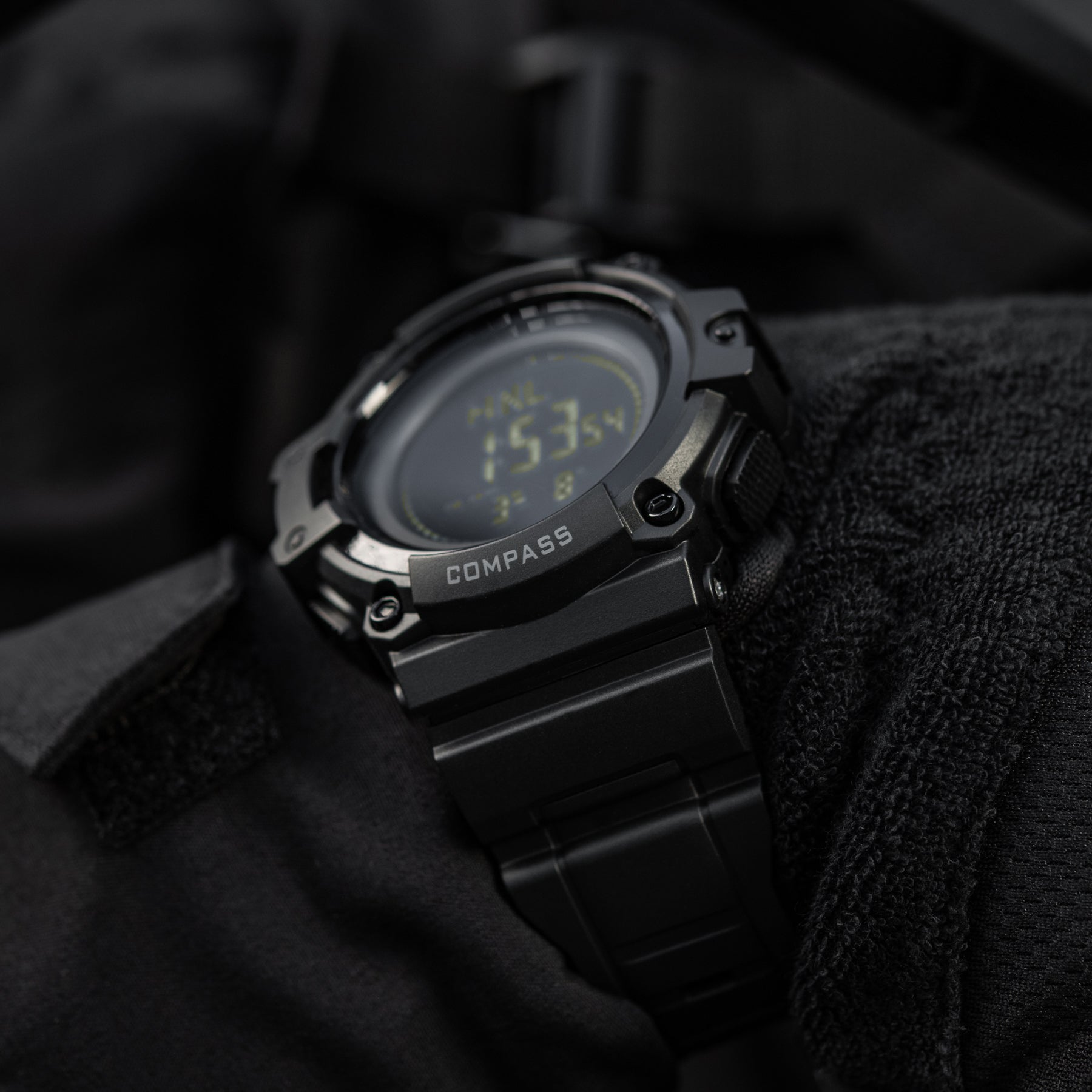 M-Tac годинник тактичний з компасом 2233 Black