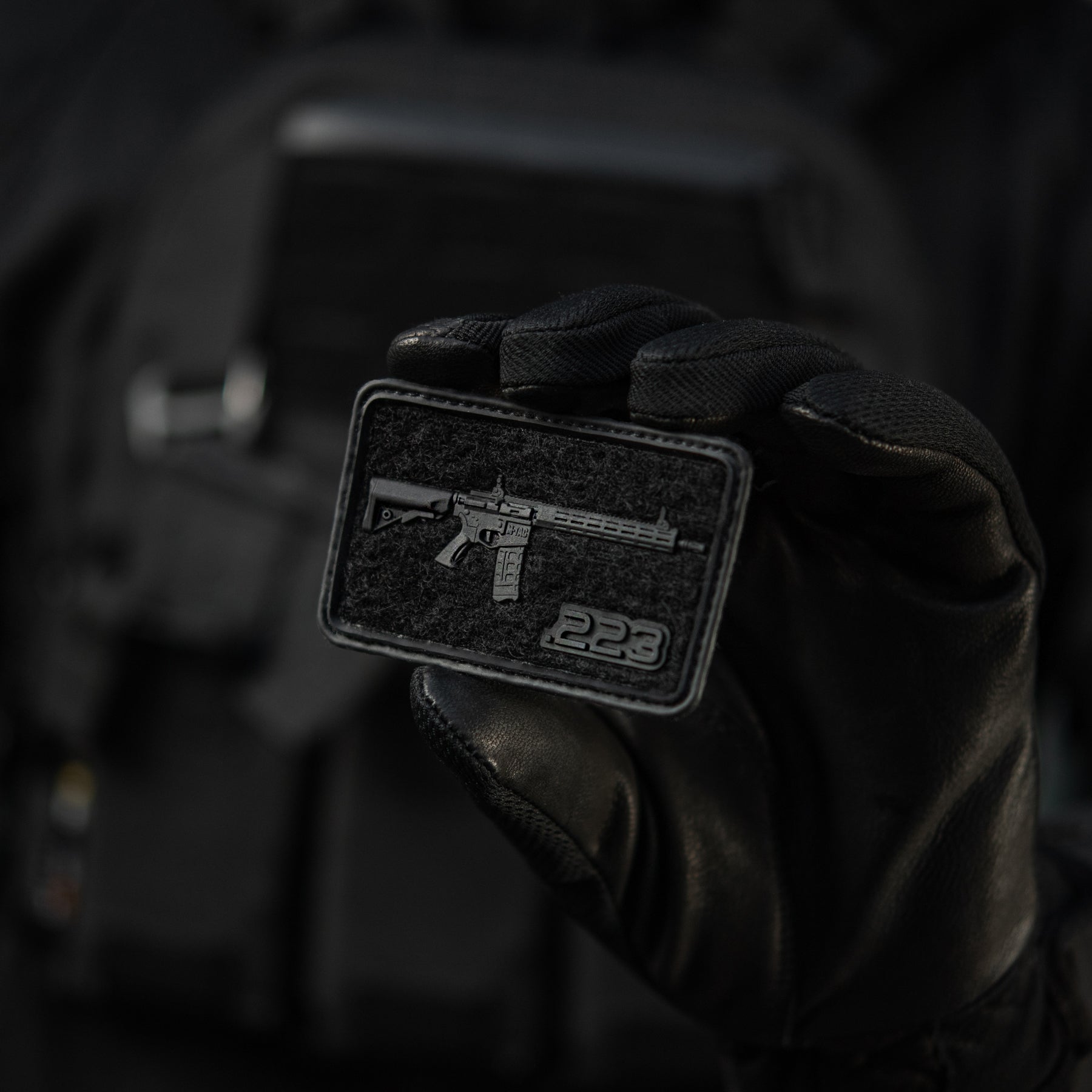 M-Tac нашивка AR-15 Velcro/PVC Black