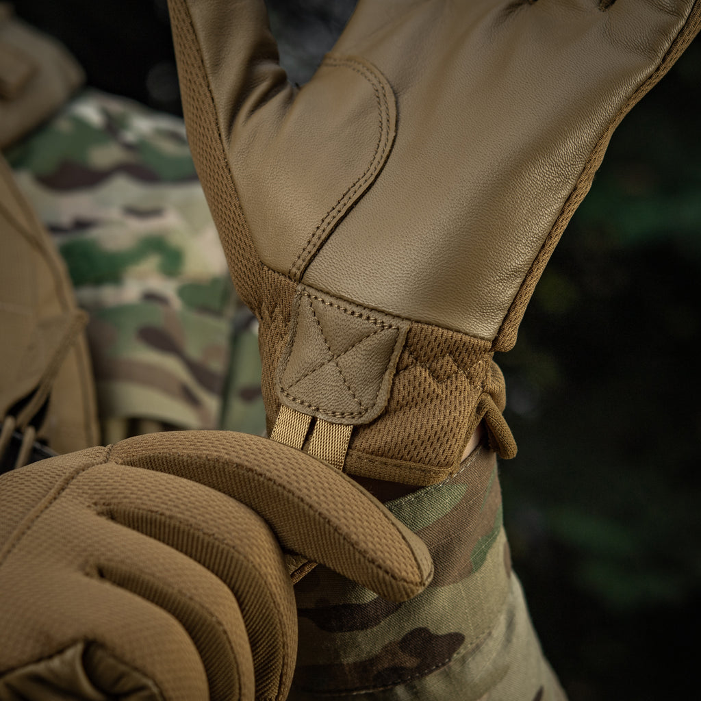M-Tac рукавички Scout Tactical Mk.2 шкіряні Coyote