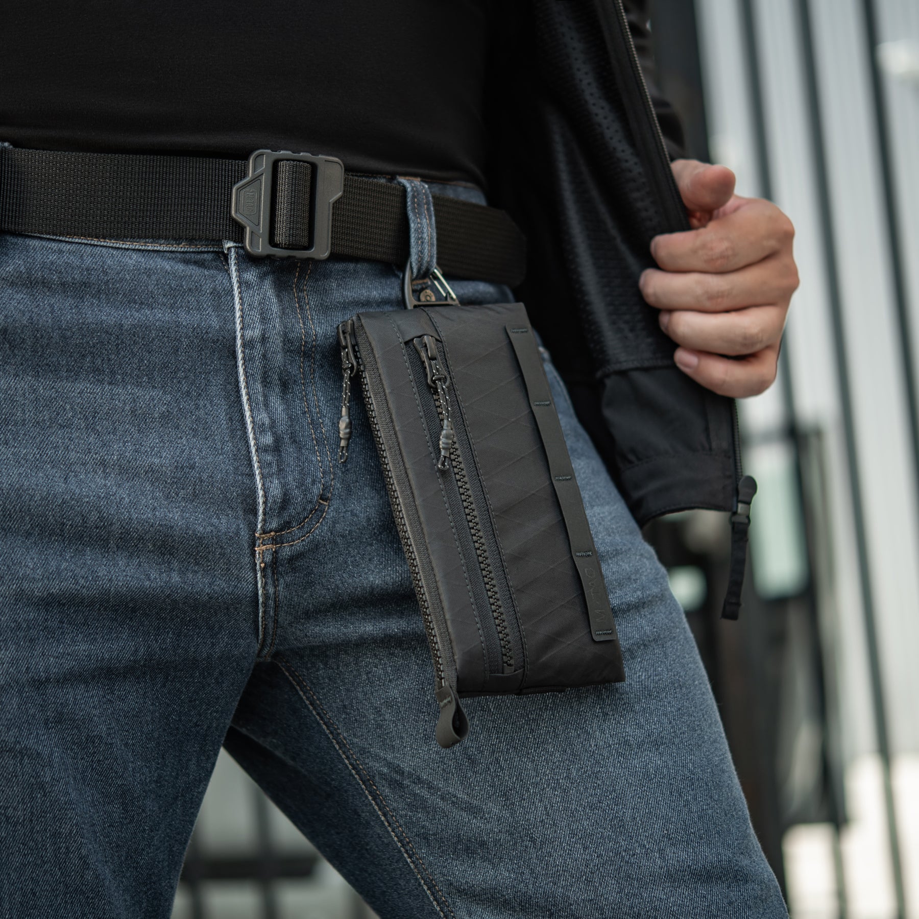 M-Tac гаманець горизонтальний з карабіном X-PAC Elite Black