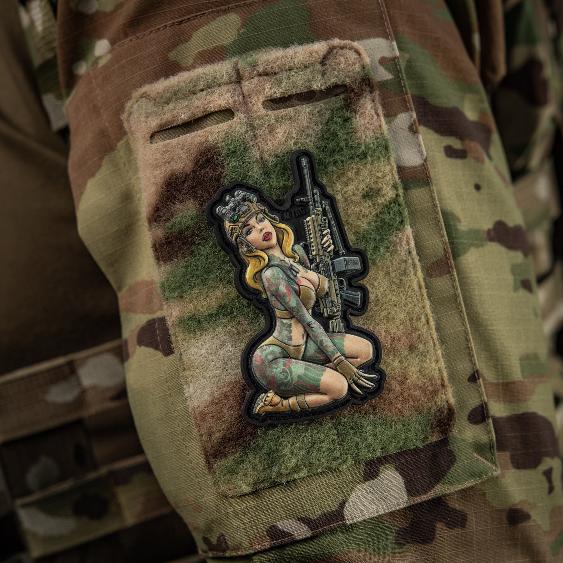 M-Tac нашивка Tactical girl №5 PVC Якудза