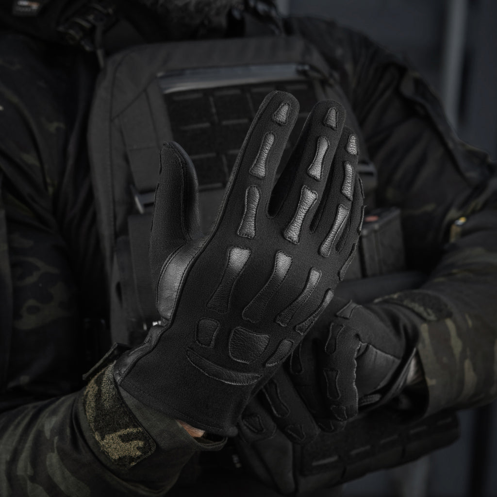 M-Tac рукавички Skeleton Black