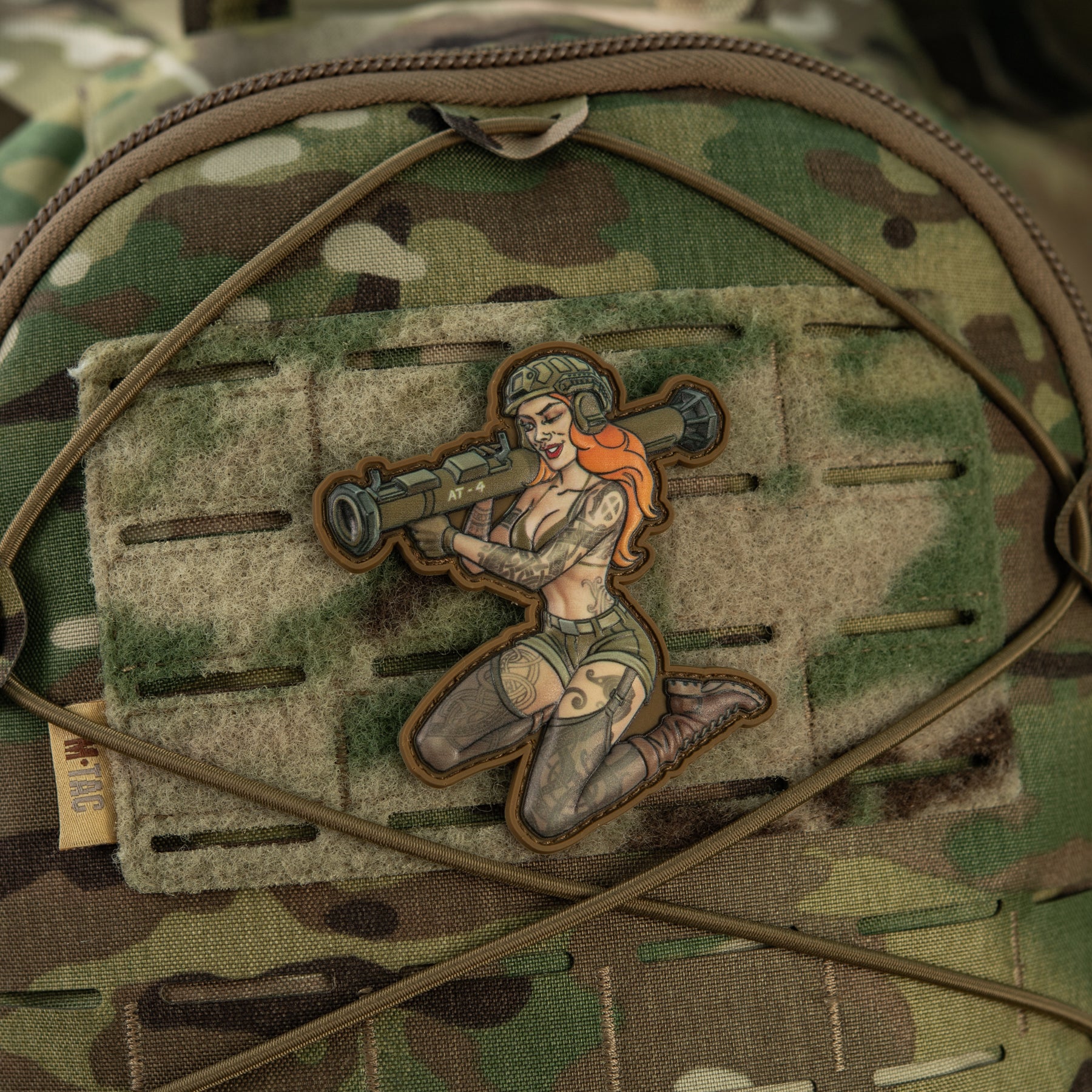 M-Tac нашивка Tactical girl №9 PVC Skandinavik