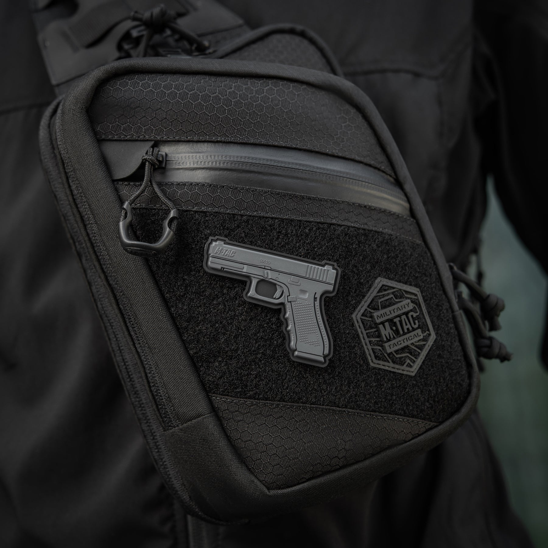 M-Tac нашивка Glok Grey