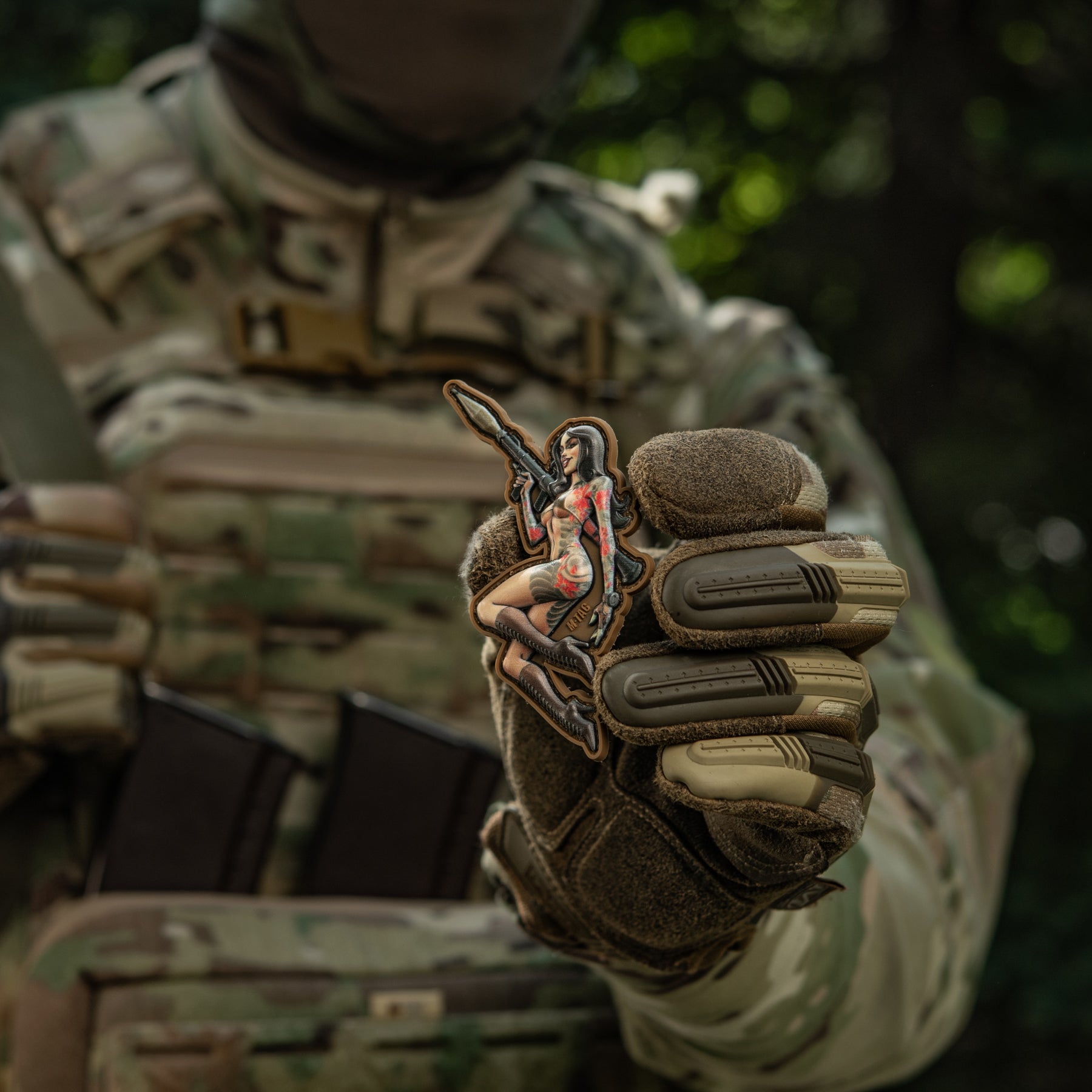M-Tac нашивка Tactical girl №9 RPG PVC