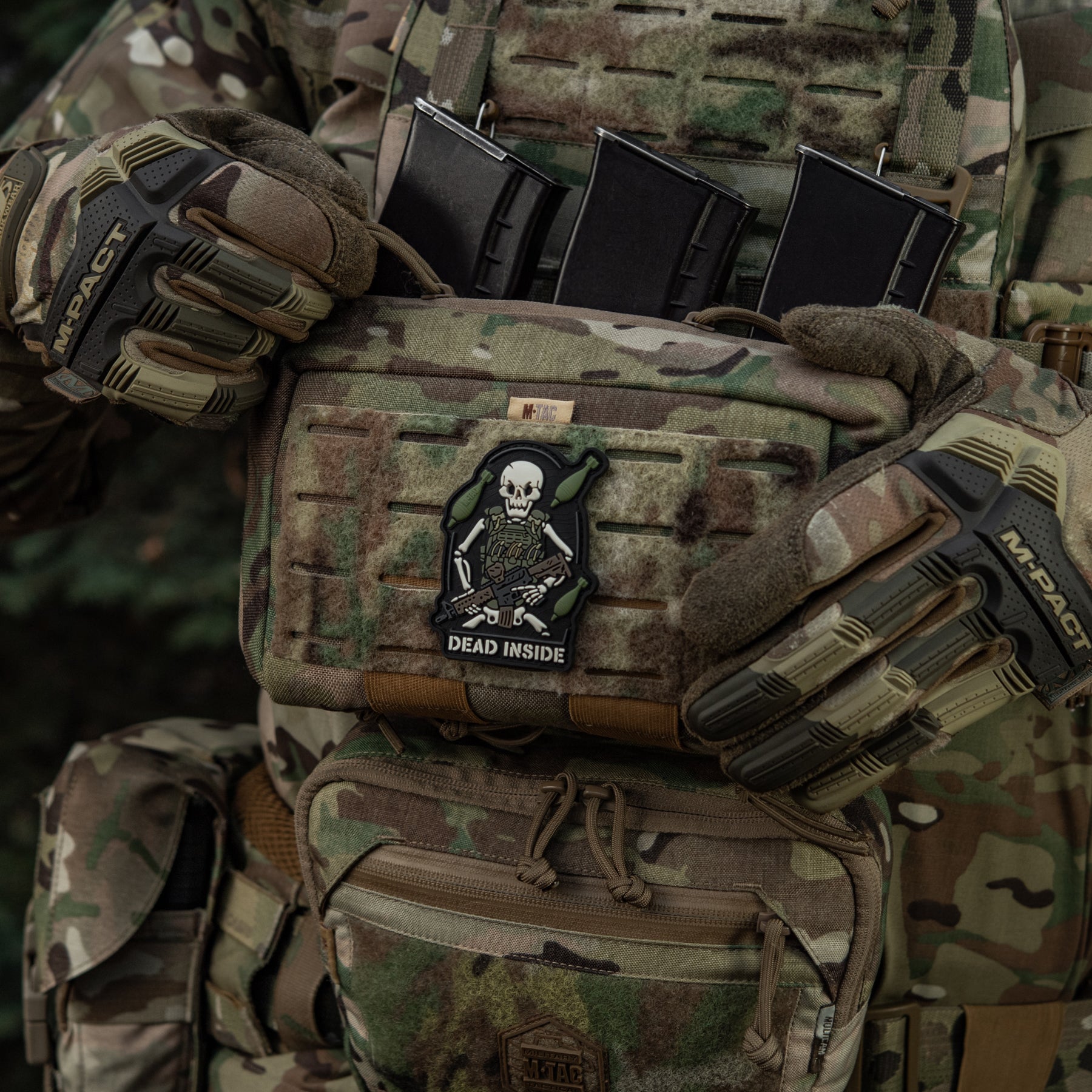 M-Tac нашивка Dead Inside Black/Olive