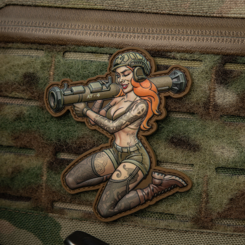 M-Tac нашивка Tactical girl №9 PVC Skandinavik