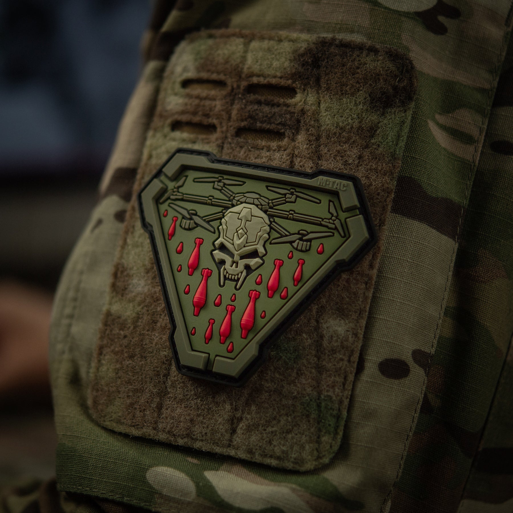 M-Tac нашивка Vampir PVC Olive
