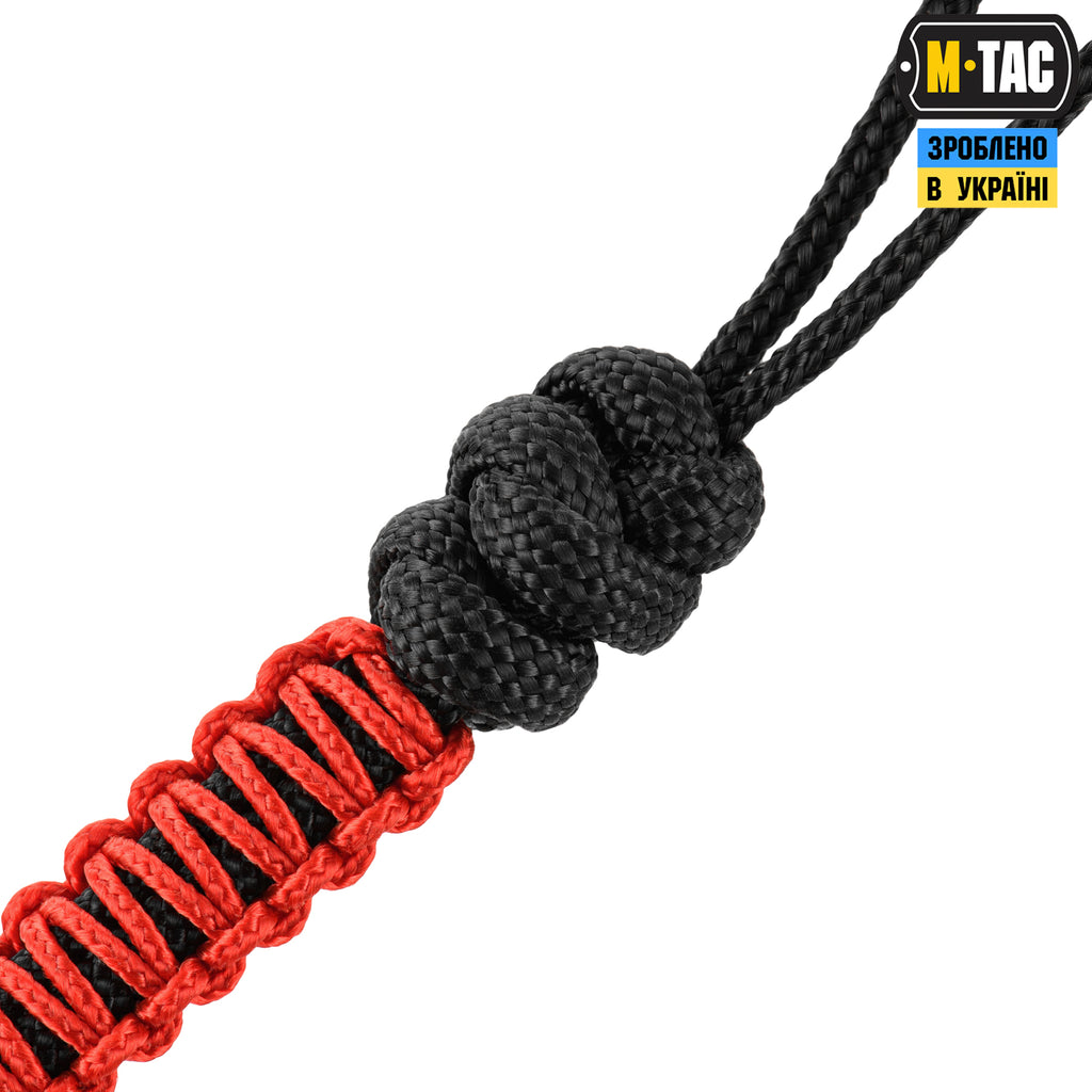M-Tac темляк Scandinavian Воля Silver Black&Red