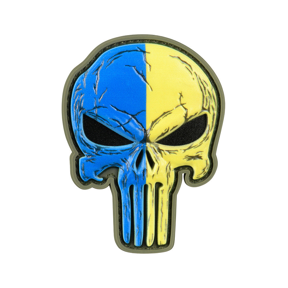 M-Tac нашивка Punisher Синьо-жовтий