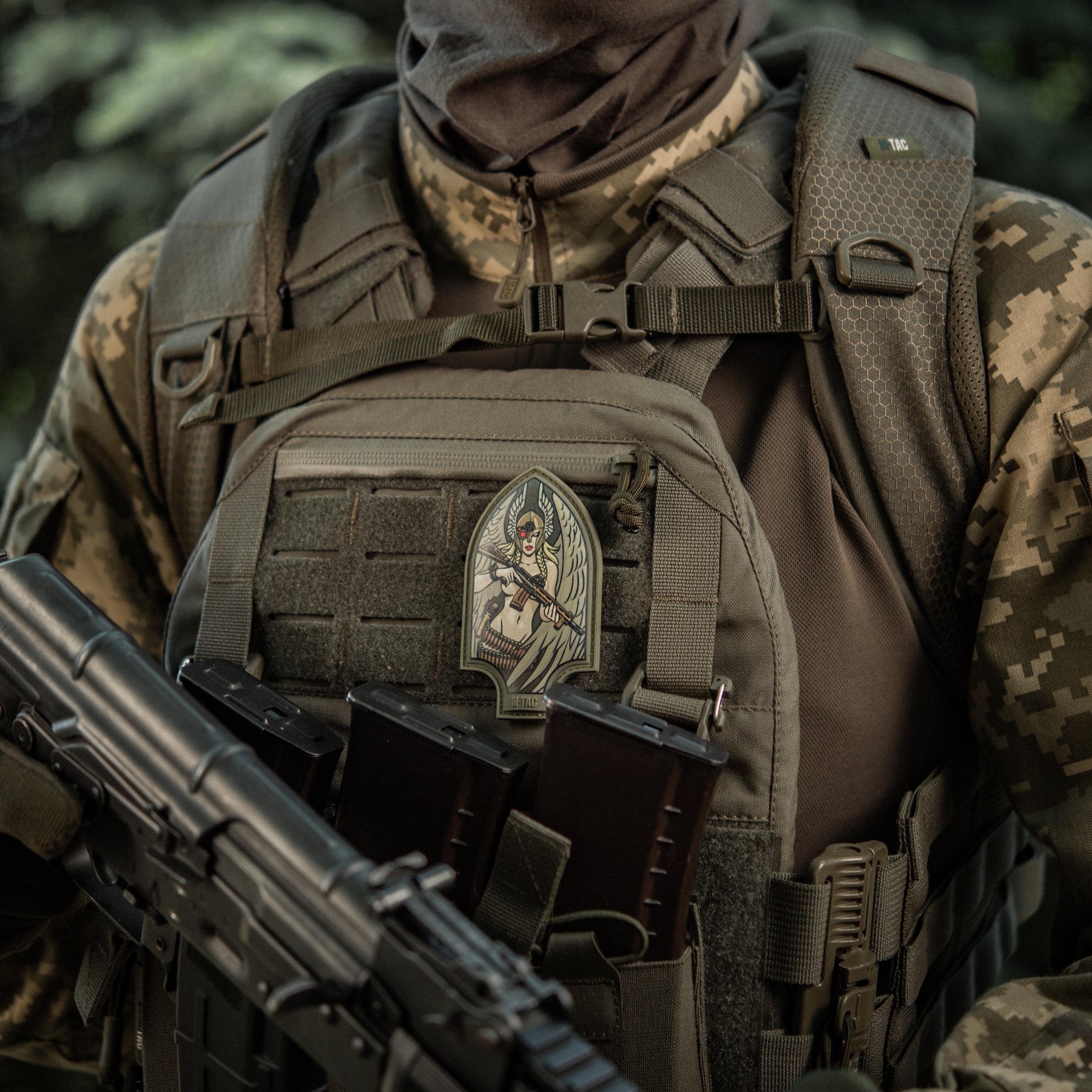 M-Tac нашивка Піка Валькірія PVC Olive
