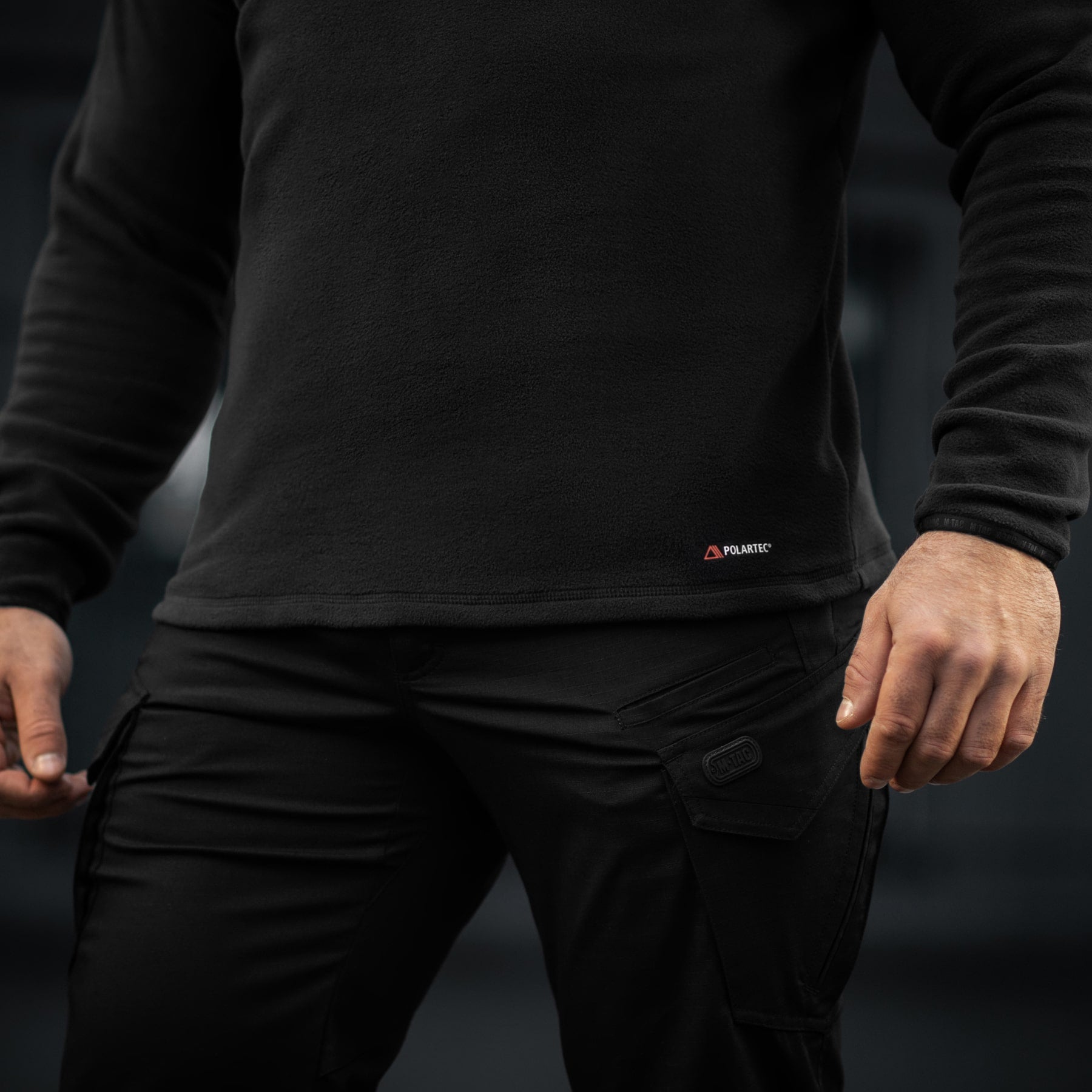 M-Tac кофта Delta Polartec реглан Black