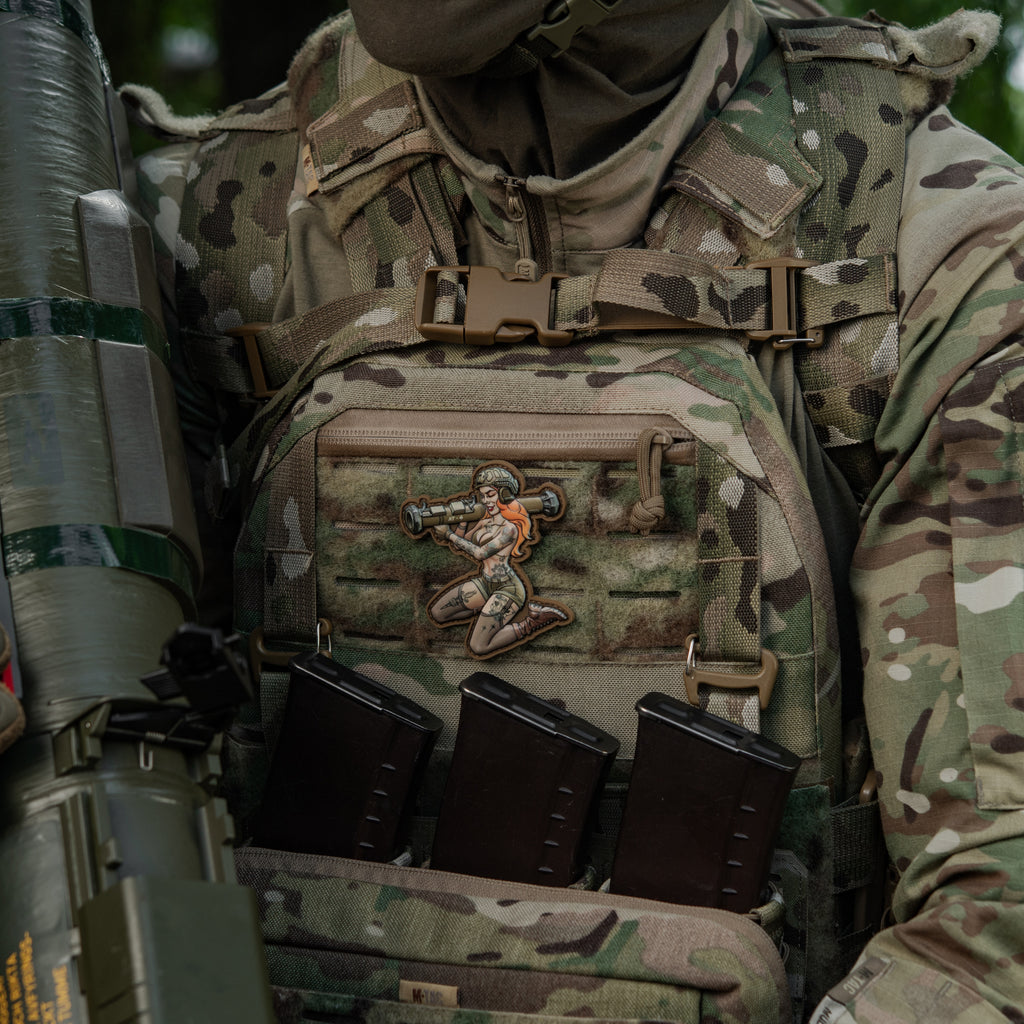M-Tac нашивка Tactical girl №9 PVC Tattoo