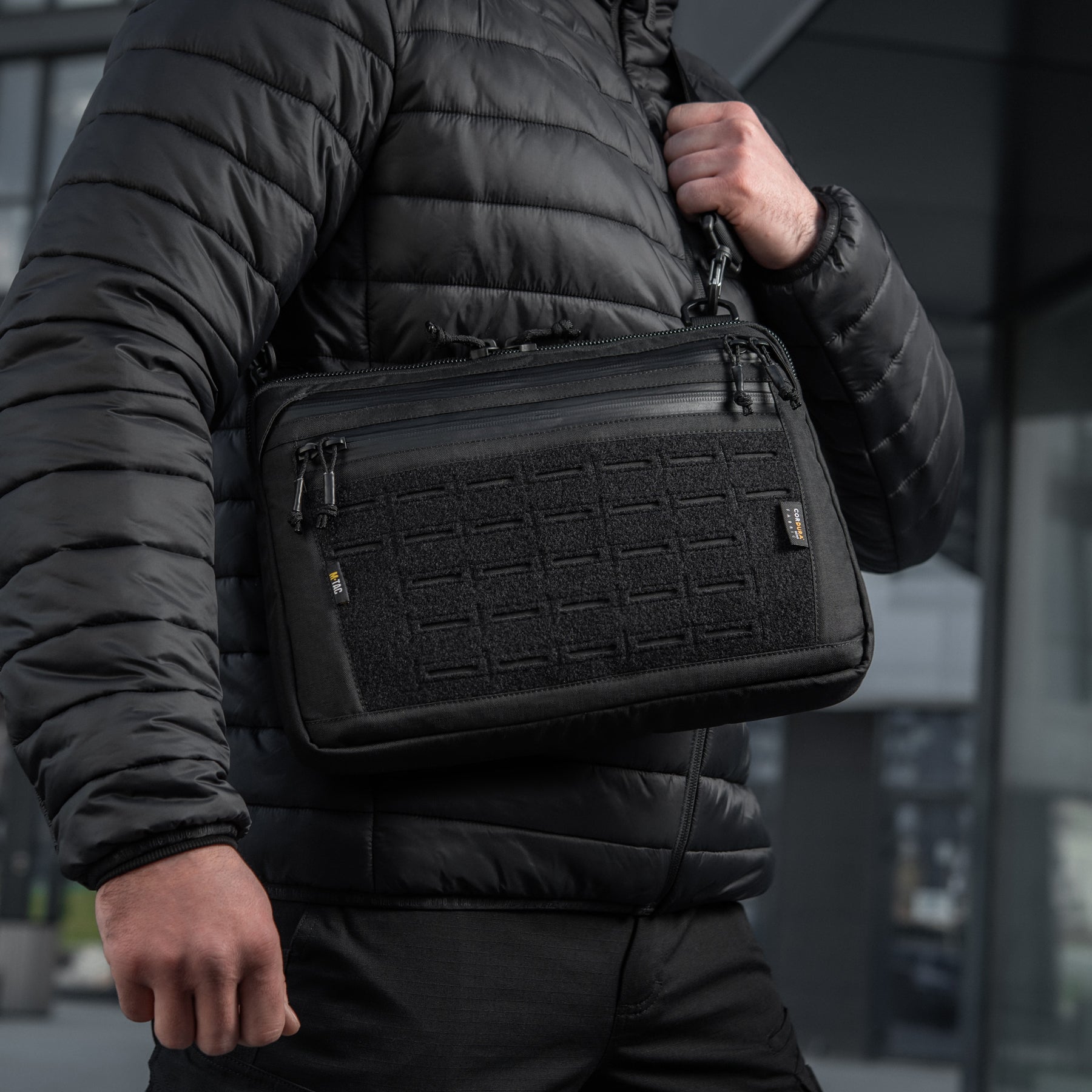 M-Tac сумка Admin Bag Large Elite з липучкою Black