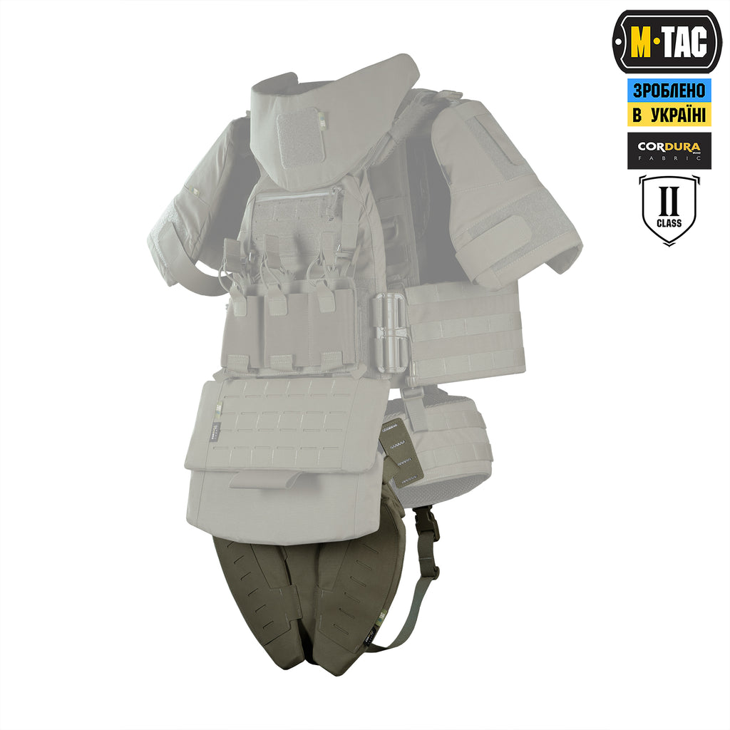 M-Tac Балістичний захист паху Groin Protection GEN.II 2 клас захисту (FMS) Ranger Green