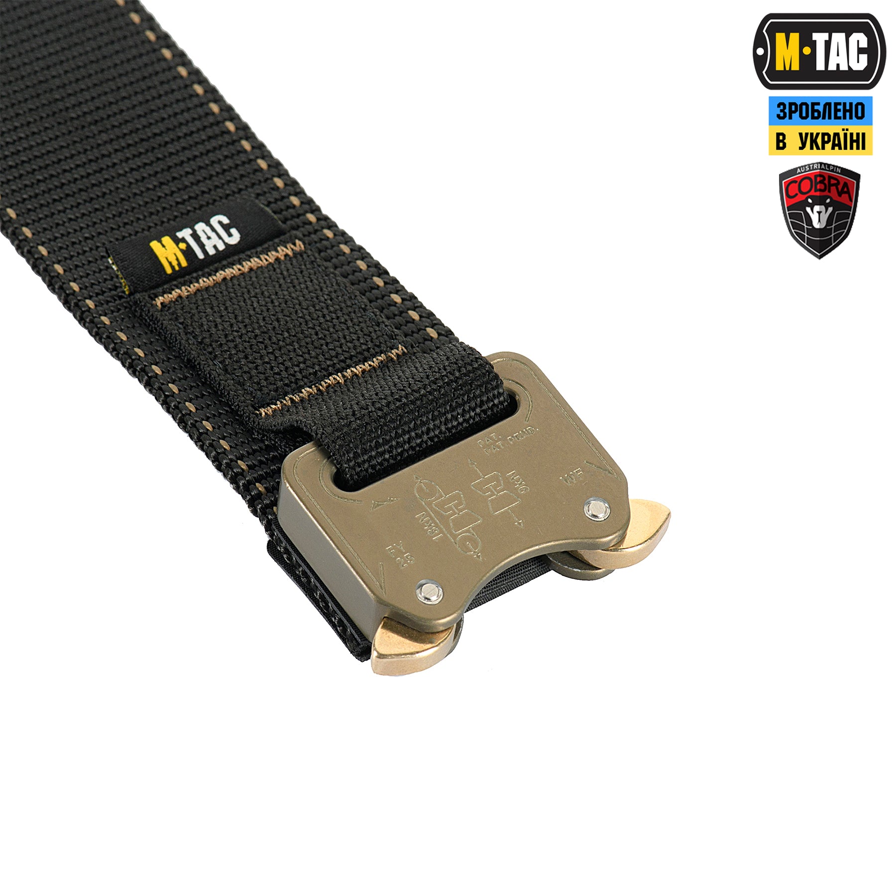 M-Tac ремінь Cobra Buckle Belt Black