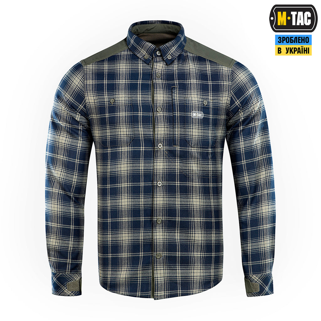 M-Tac сорочка Redneck Shirt Olive/Navy Blue