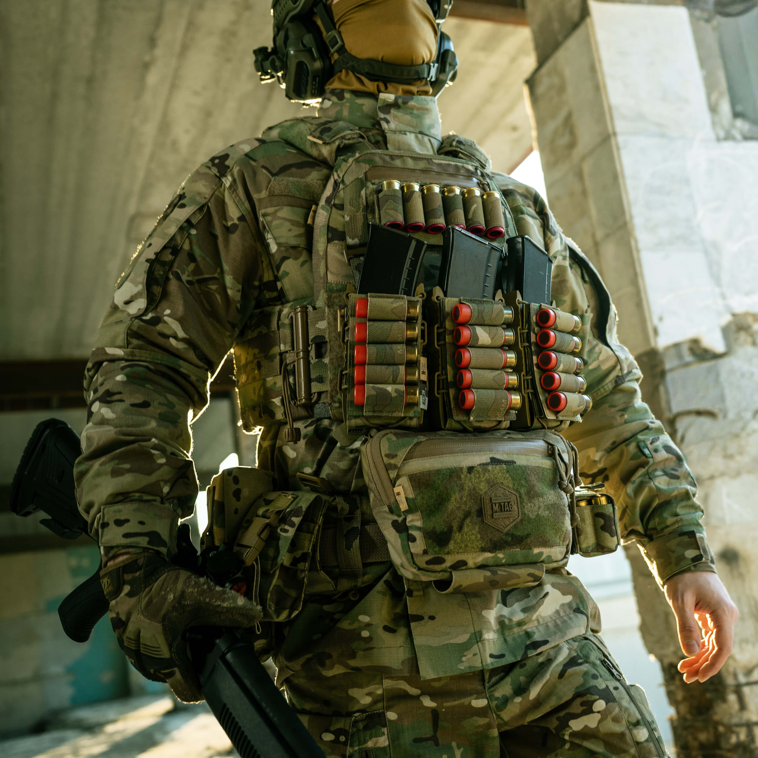 M-Tac підсумок для набоїв 12 калібру Laser Cut Multicam