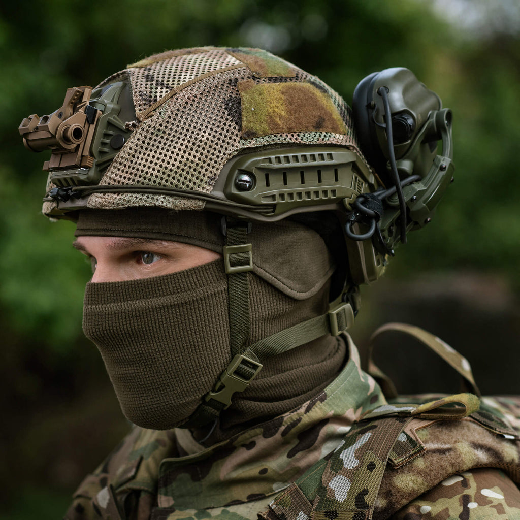 M-Tac шапка-підшоломник Gen.II мікрофліс ріп-стоп Dark Olive