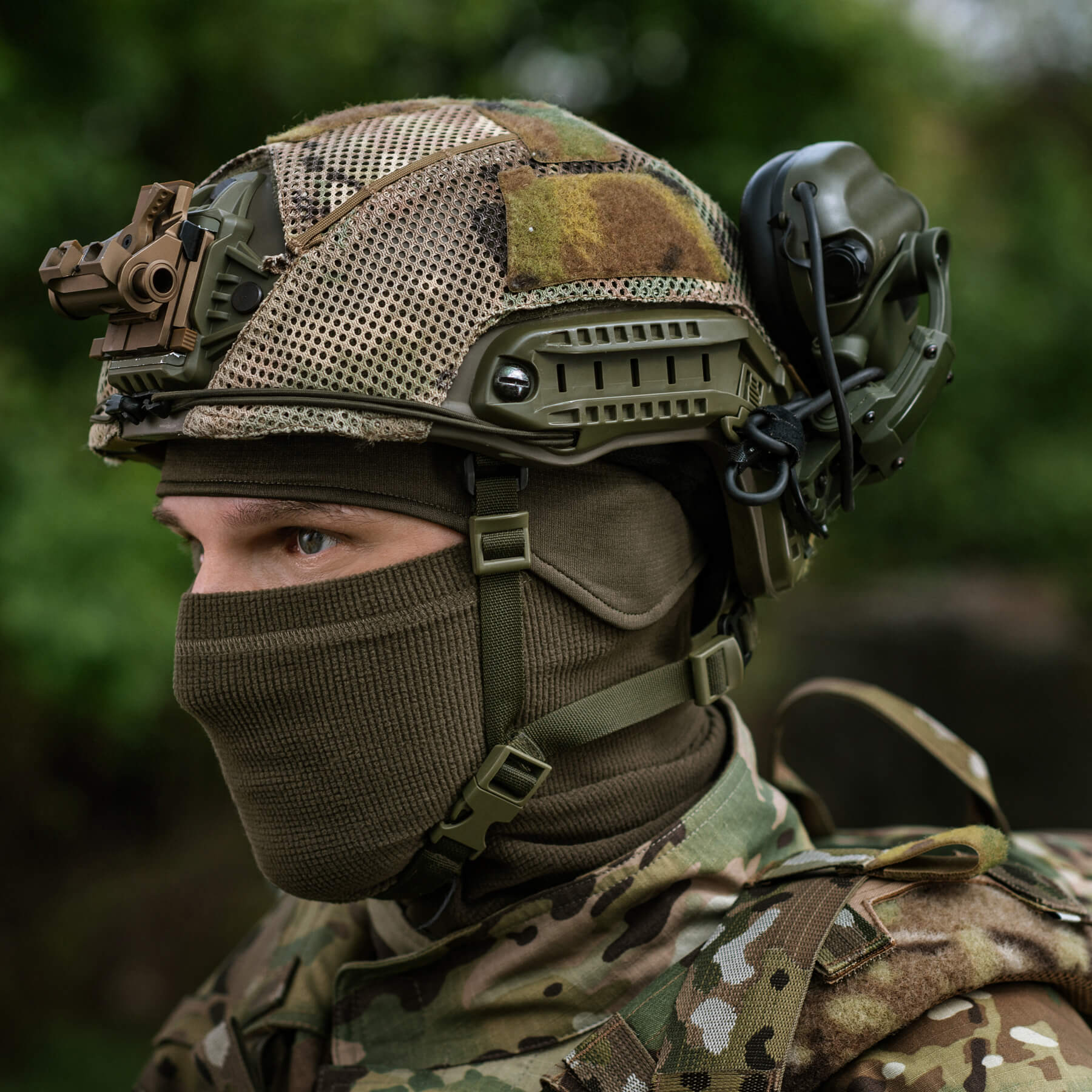 M-Tac шапка-підшоломник Gen.II мікрофліс ріп-стоп Dark Olive