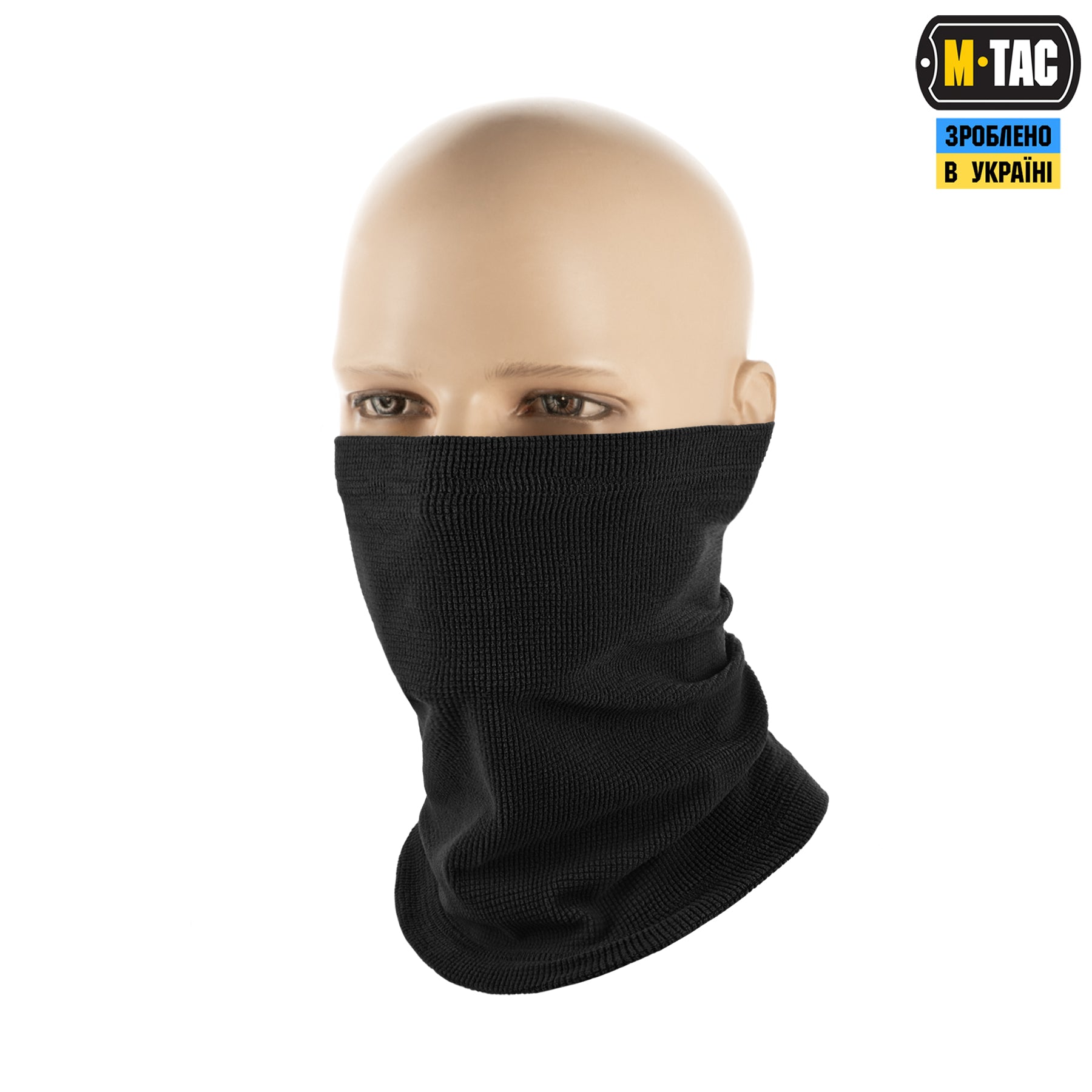 M-Tac шарф-труба мікрофліс ріп-стоп Black