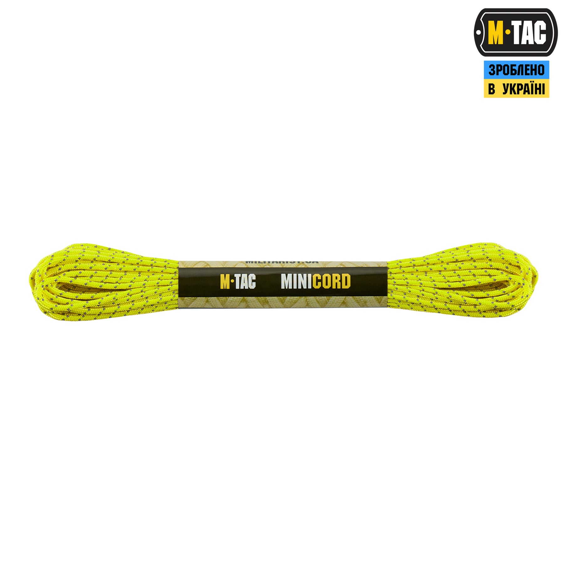 M-Tac паракорд Minicord Reflective Neon Yellow 15м