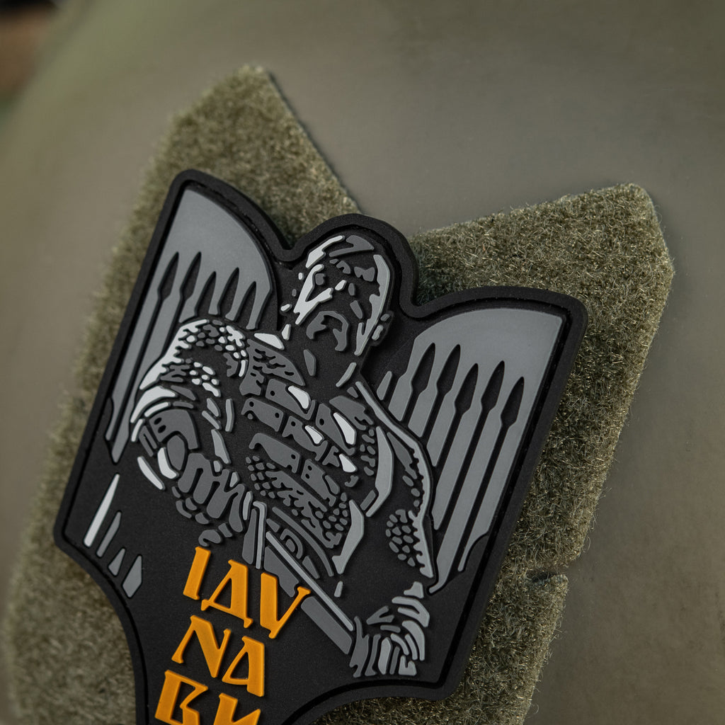 M-Tac нашивка Святослав PVC сірий