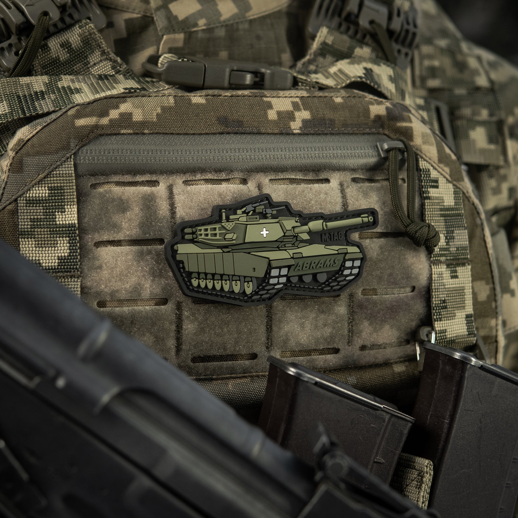 M-Tac нашивка ABRAMS (PVC) olive