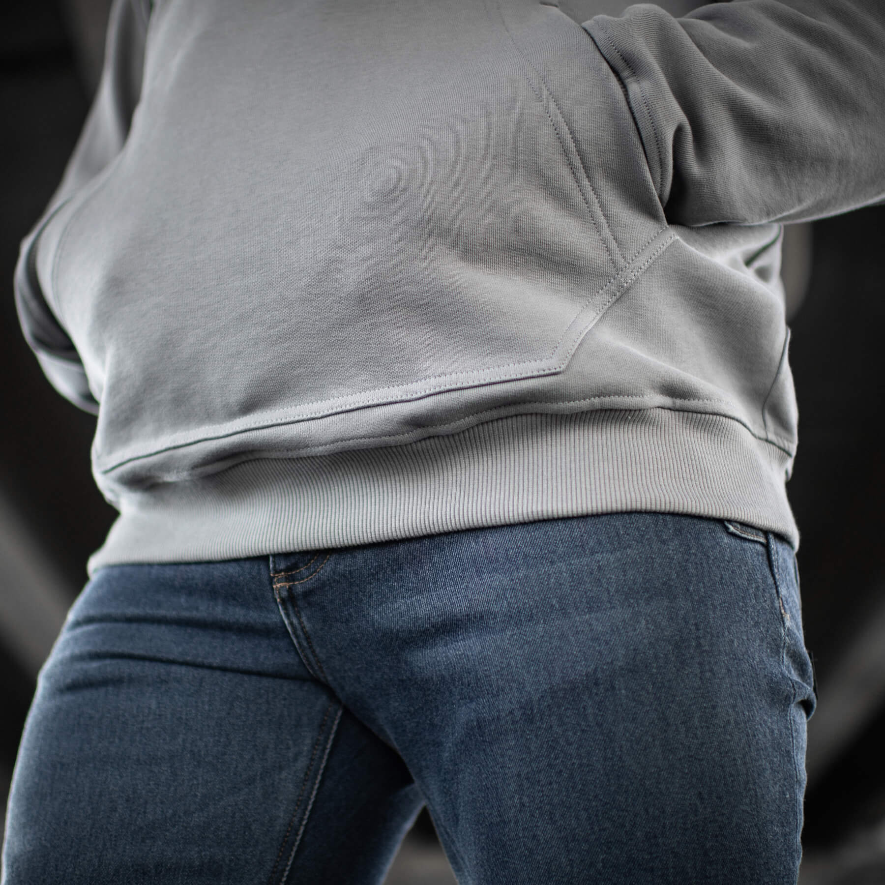 M-Tac кофта Hoodie Born by Revolution Oversize Hard Light Grey