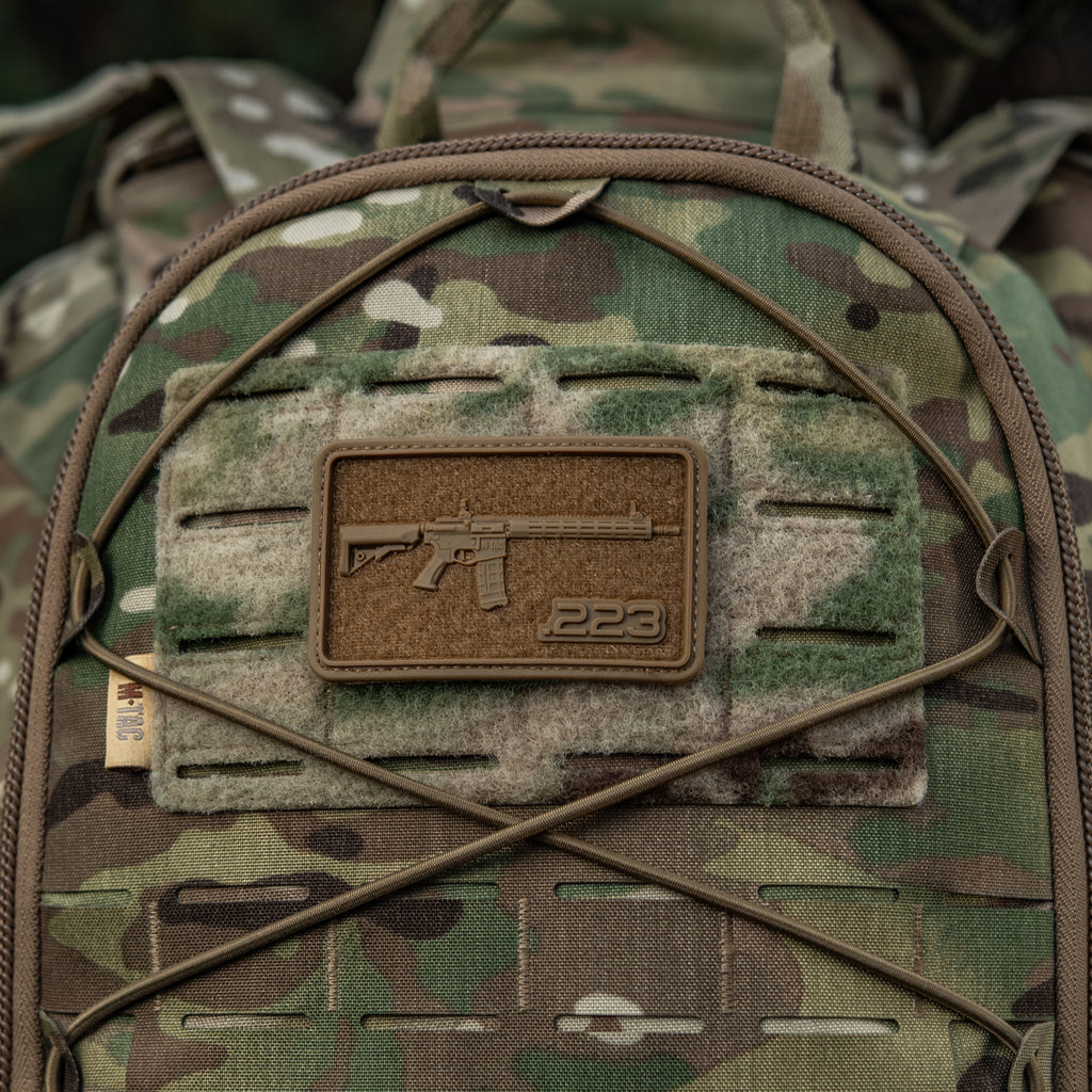 M-Tac нашивка AR-15 Velcro/PVC Coyote
