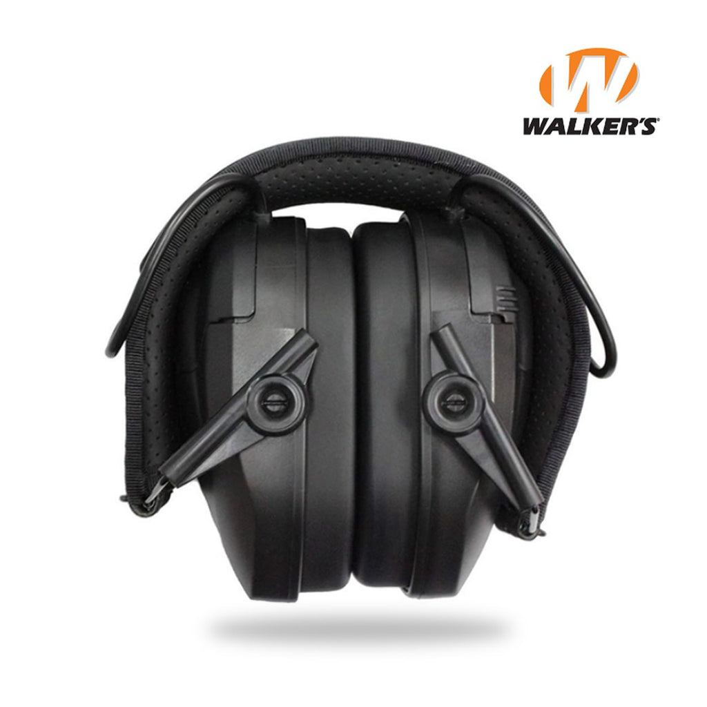 Активні шумоподавляючі навушники Walker's Razor Slim Patriot Original з патчами Чорні