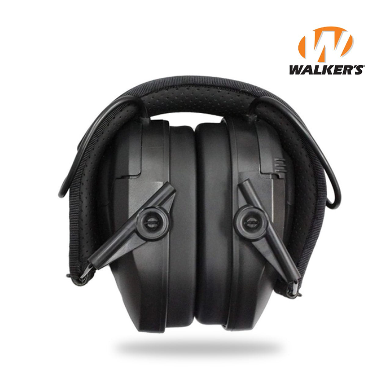 Активні шумоподавляючі навушники Walker's Razor Slim Patriot Original з патчами Чорні