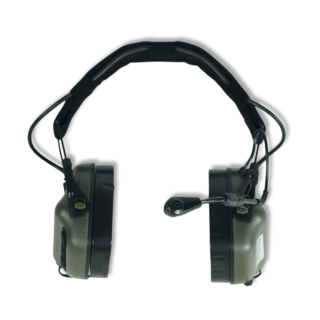Навушники активні з гарнітурою Earmor M32X PLUS, олива