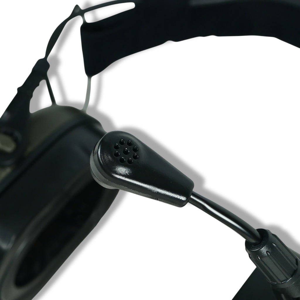 Навушники активні з гарнітурою Earmor M32X PLUS, олива