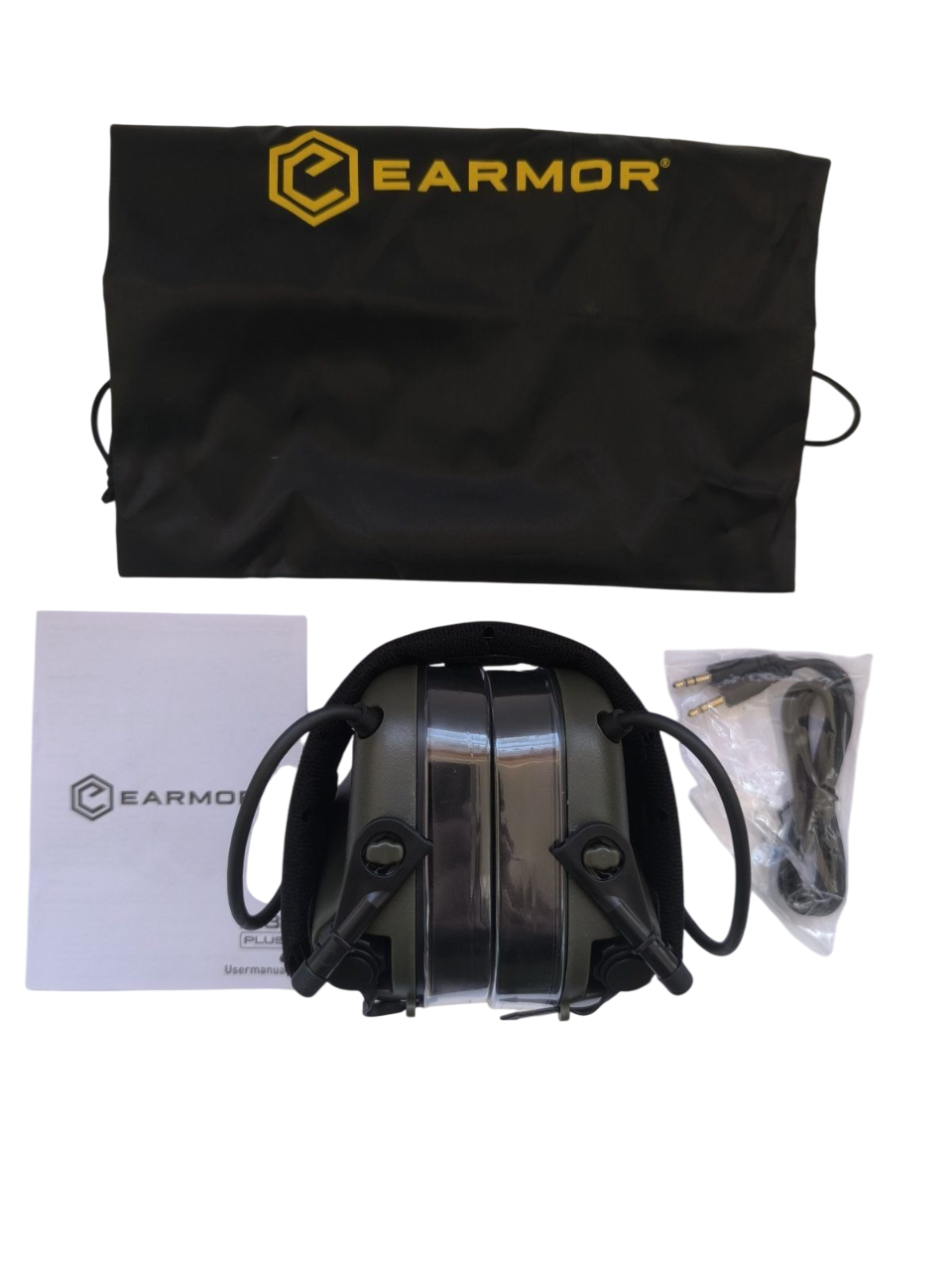 Тактичні навушники EARMOR M31 PLUS Олива
