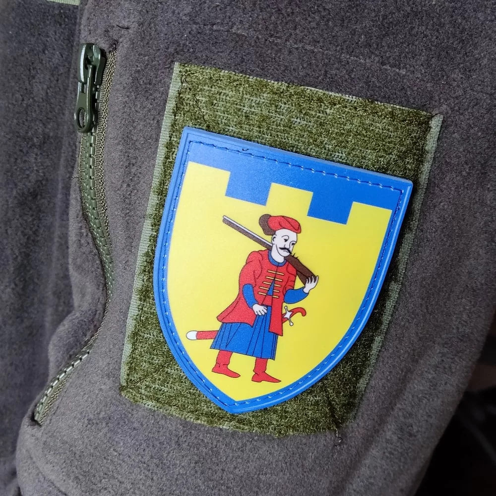 Шеврон ПВХ ТрО 110 бригади ЗСУ Запоріжжя