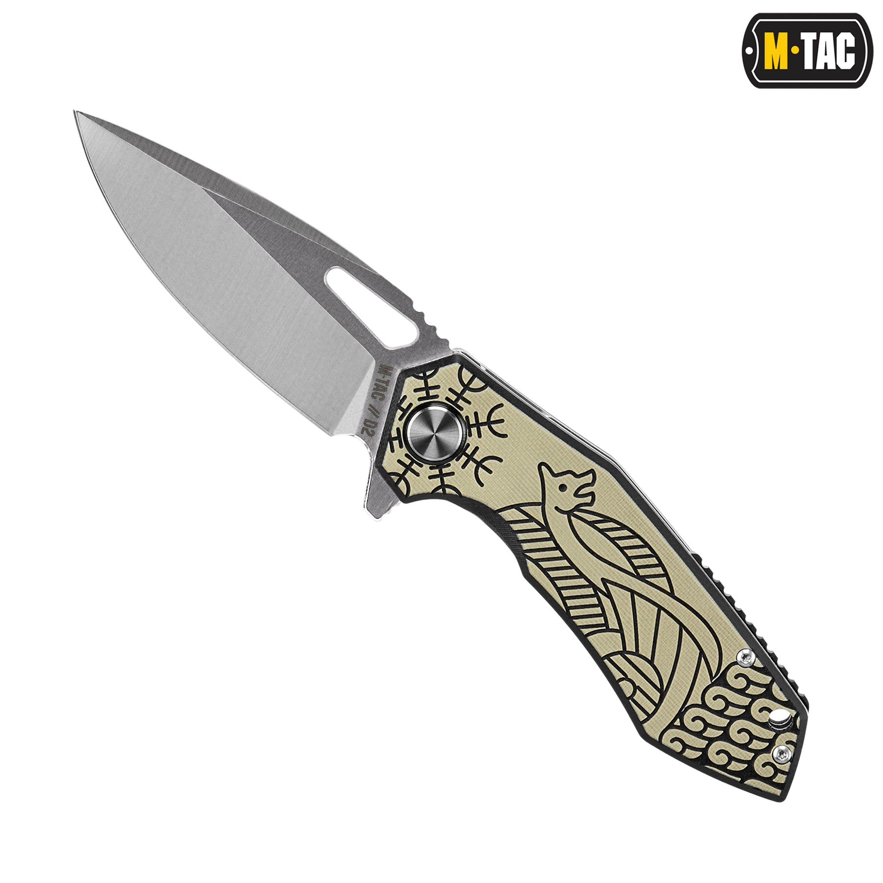 M-Tac ніж складний Type 12 Scandinavian Black/Sand